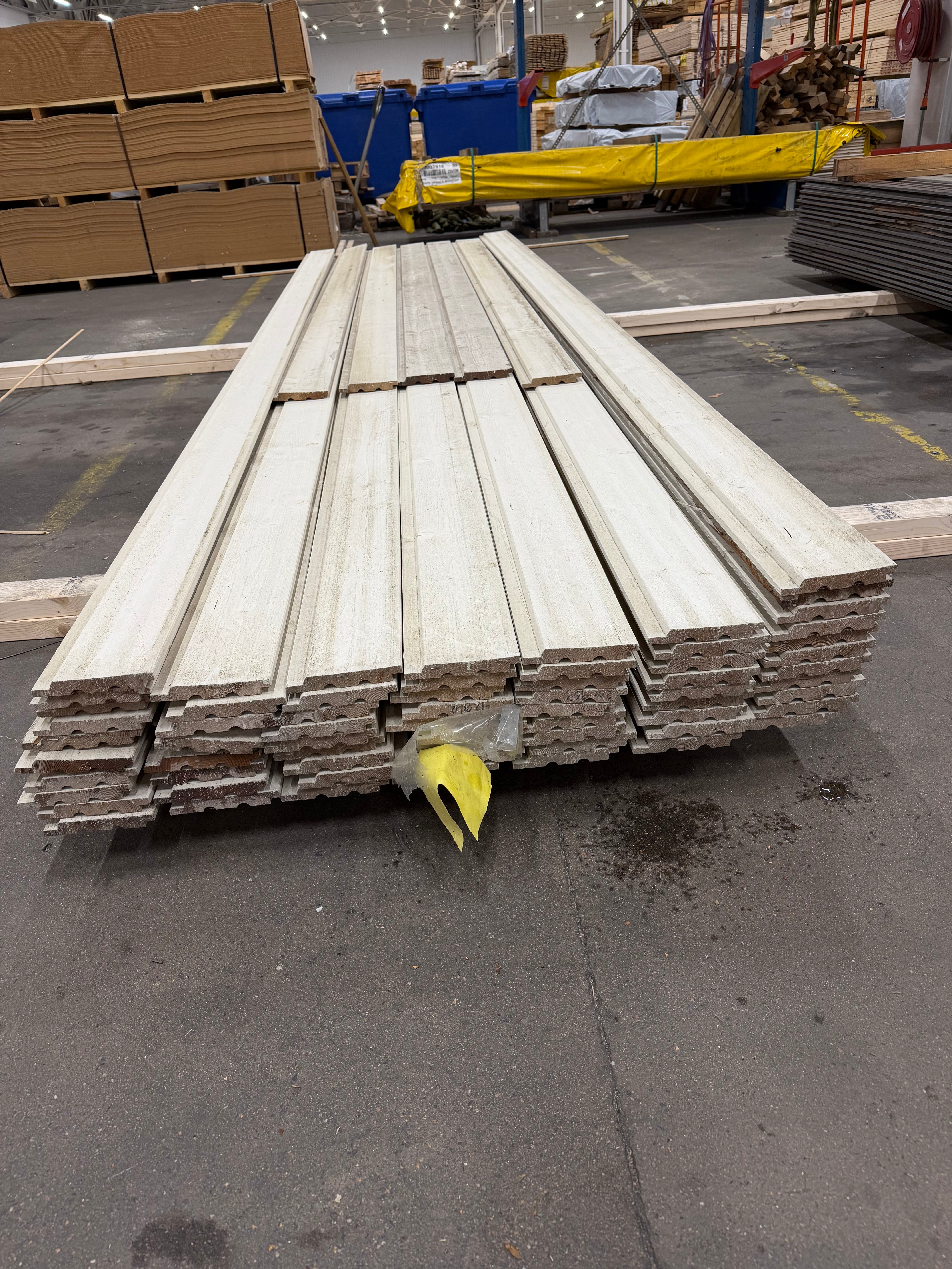 Paket Ytterpanel Falsad Enkelfas 21x147 mm – 70 st Vit