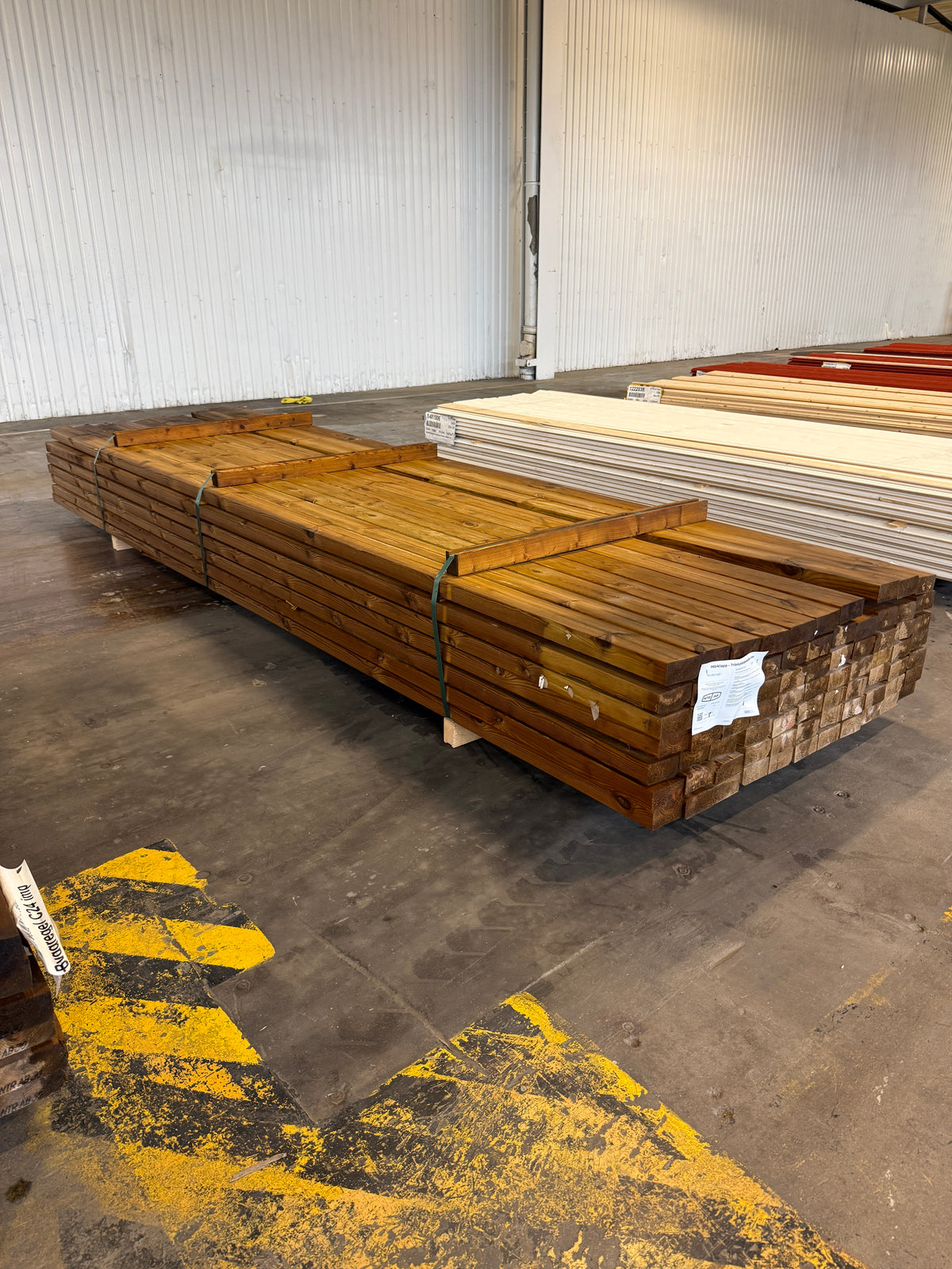 Paket Tryckimpregnerade Reglar 45×95 mm C14 3,90 m – 76 st NTR-AB