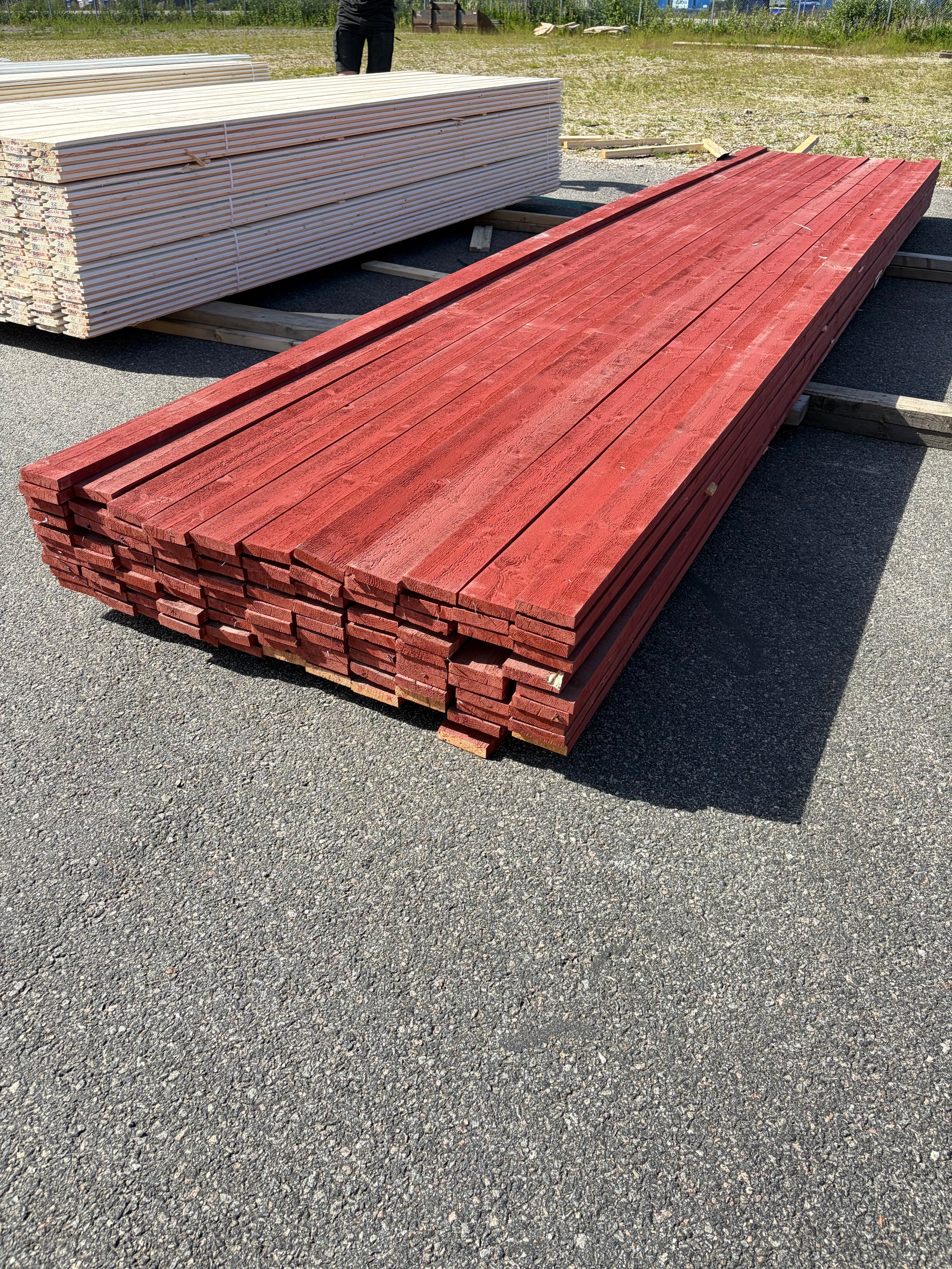 Paket Finsågade Brädor 22x95mm, 110st 5.40m Mellanstruken