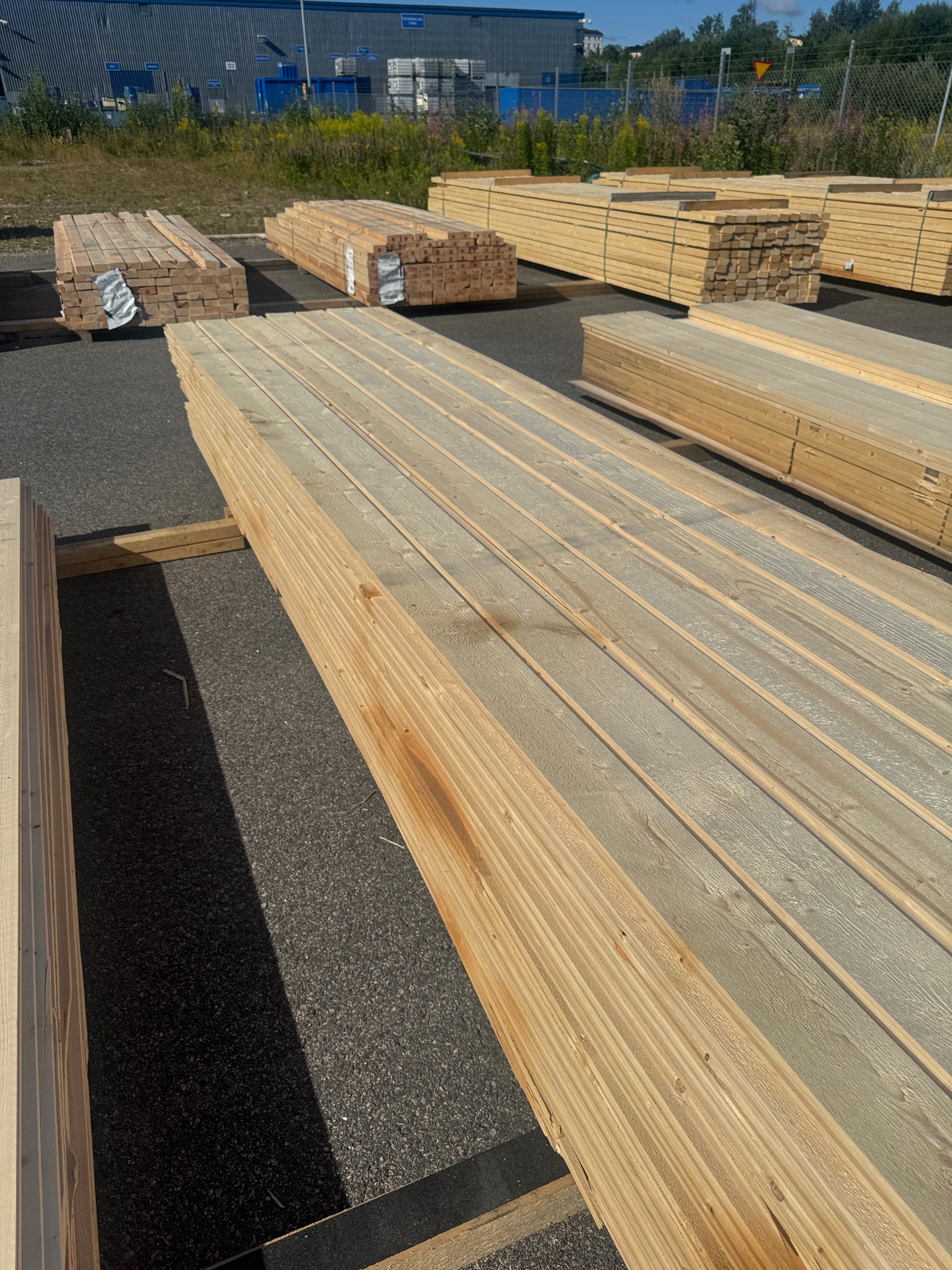Paket Ytterpanel 22x145mm 4,50m 147st Obehandlad
