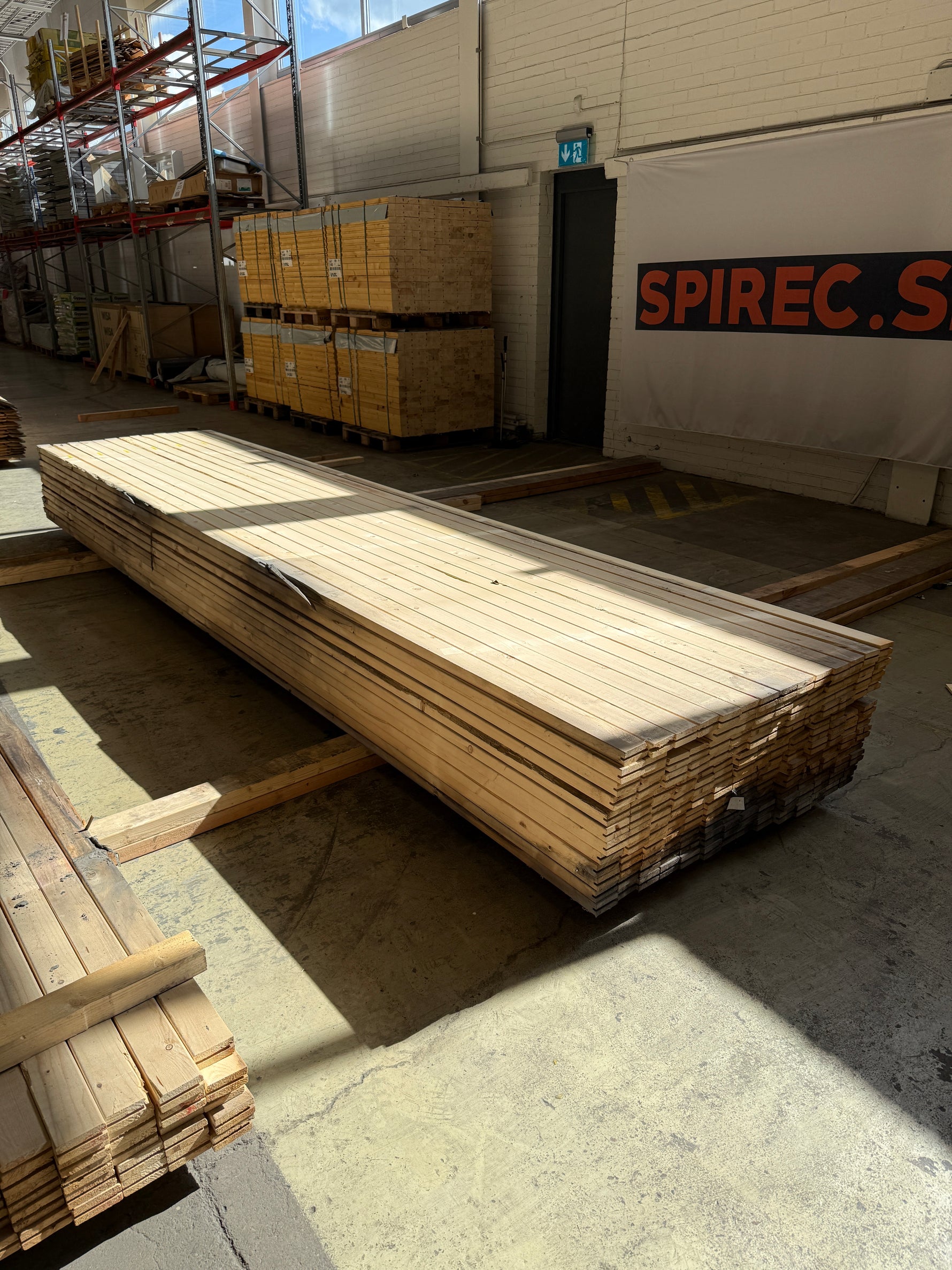 Paket Ändspontad Regel 34x70mm, 168st 4,50m