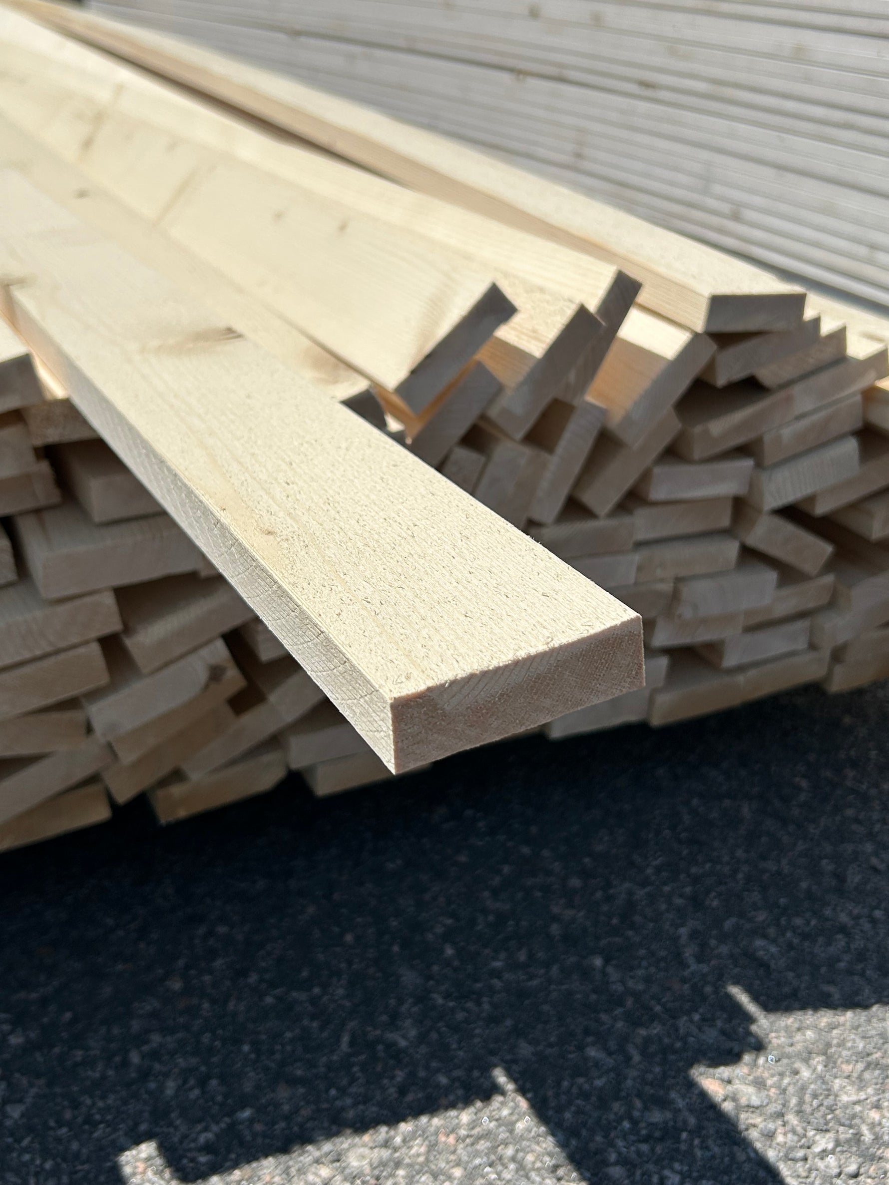 Paket Finsågade Brädor 22x70mm ca 120st Obehandlade