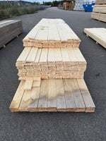 Parti Finsågade Brädor 22x120 mm – 4,20–5,40 m (Andra sortering)