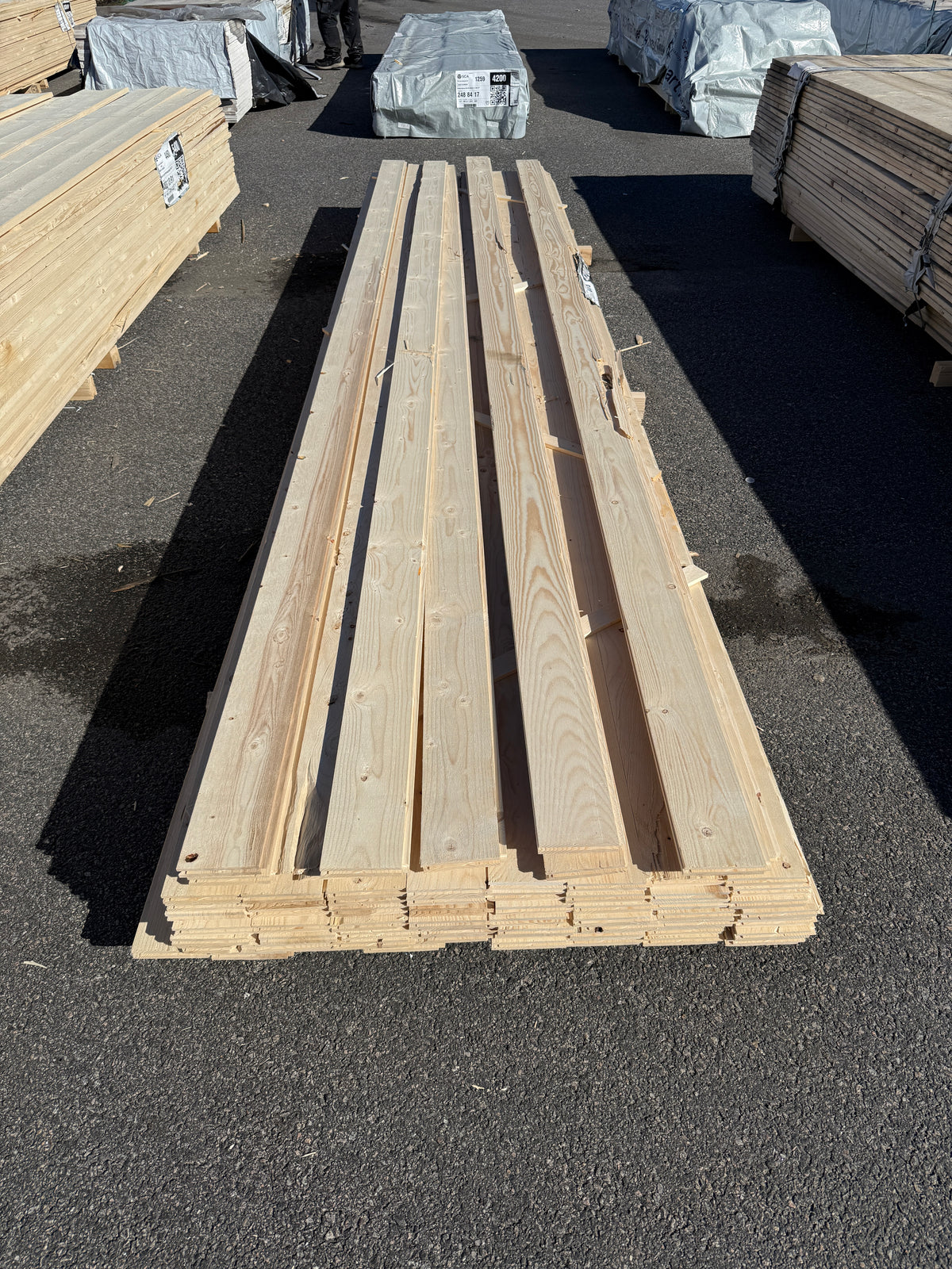 Paket Råspont 20x120mm 4,20m 65st