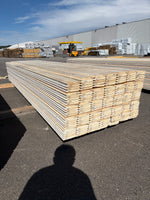 Paket Ytterpanel Dubbelfas Halvspont 22x145mm, 174st 4.20m Grundmålad Vit