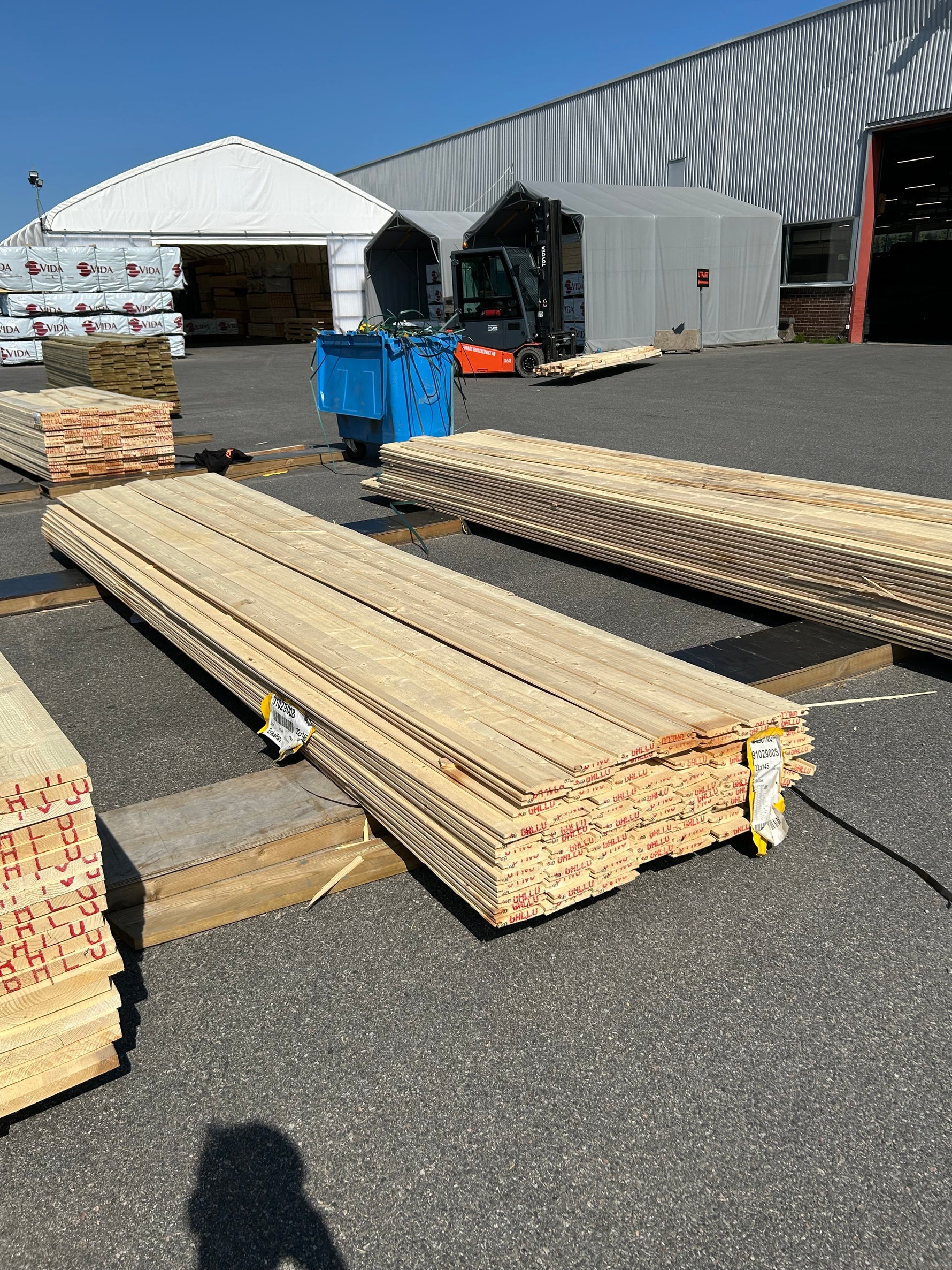 Paket Enkelfasspont 22x145mm 4.80m 85st- Obehandlad