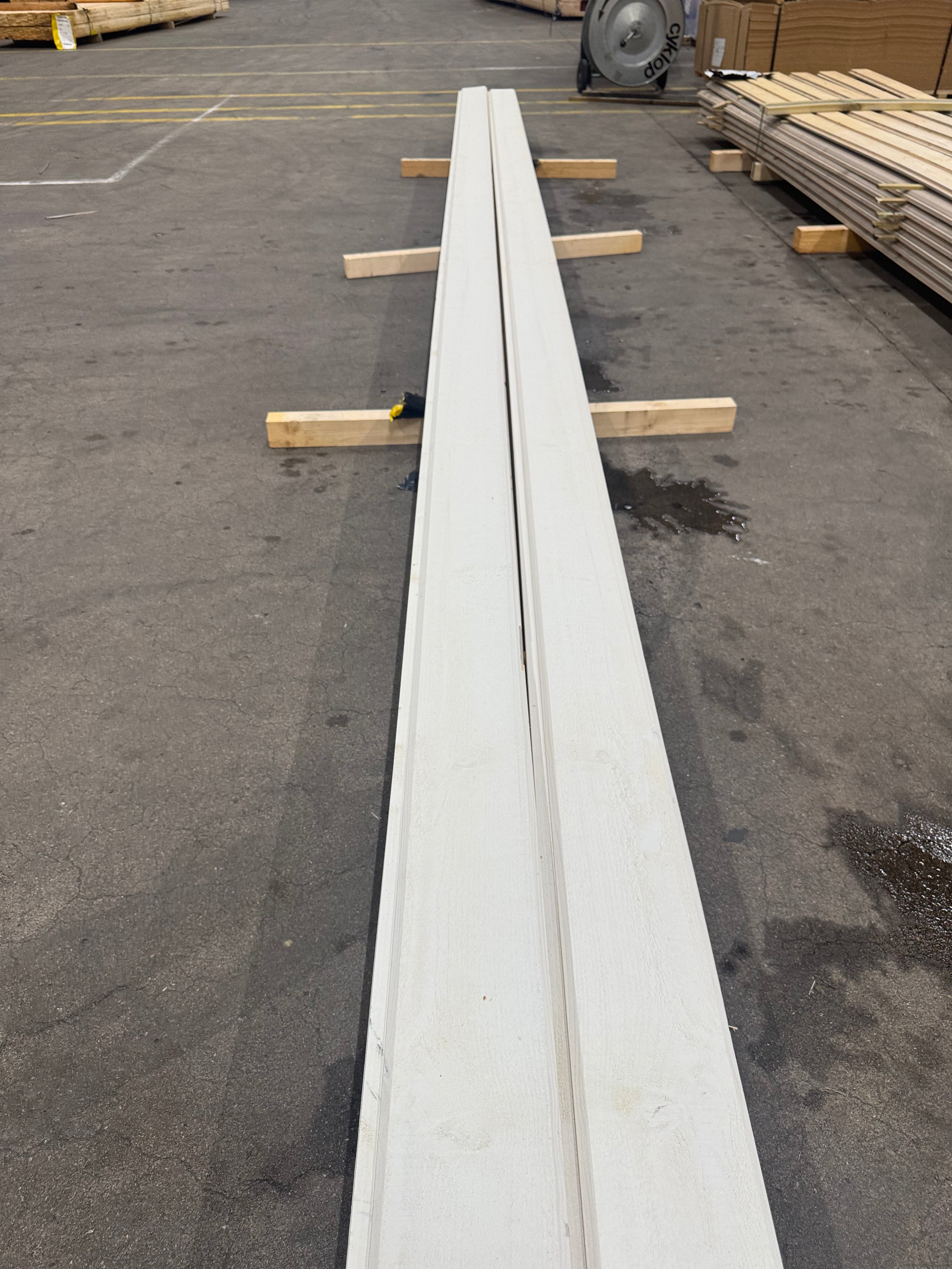 Paket Ytterpanel Dubbelfas 22x145mm – 13 st (5,40 m, Vit Alkydoljefärg)