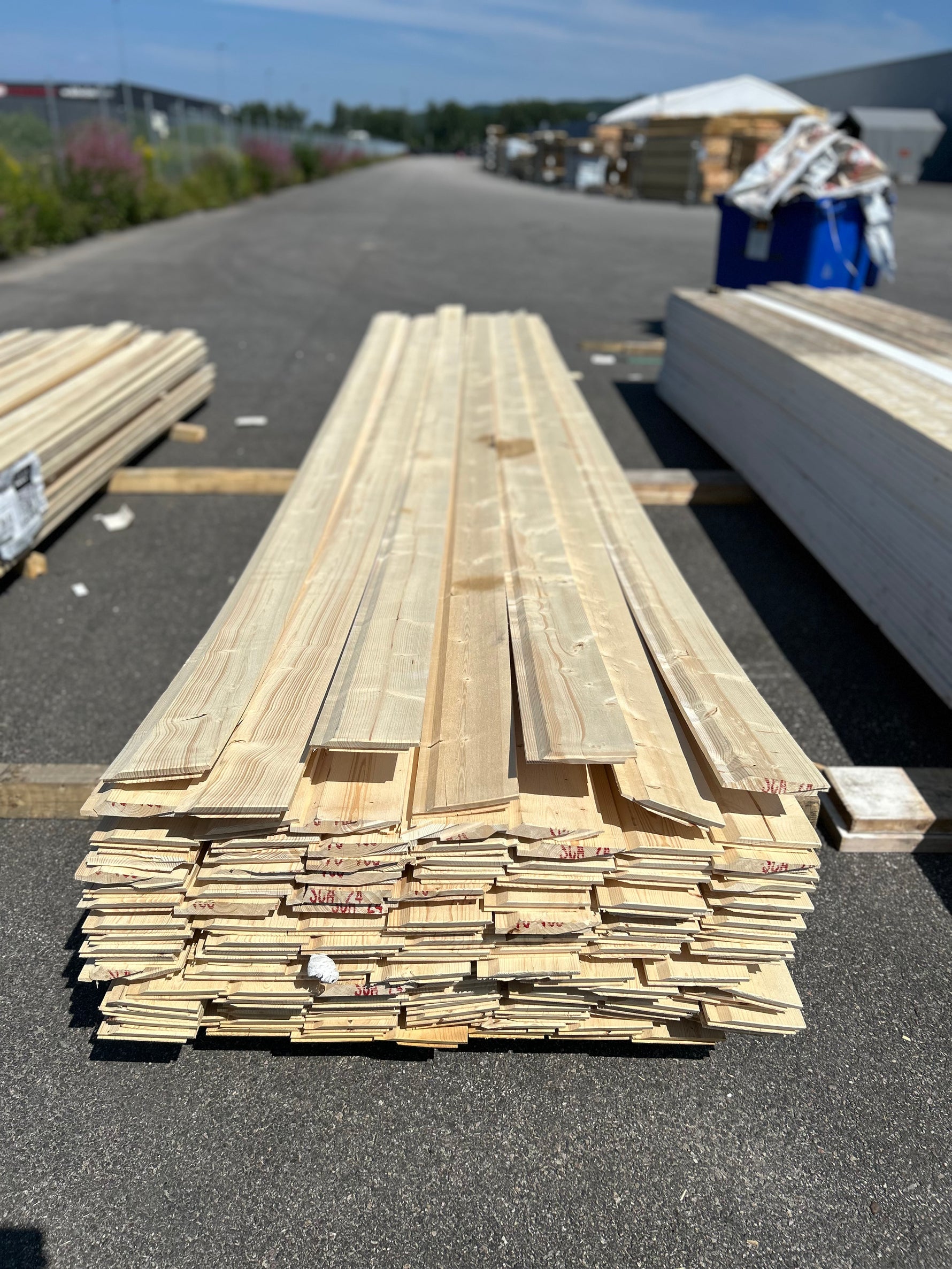 Paket Enkelfasspont 22x145mm 133st 4.80m Obehandlade (Andra sortering)