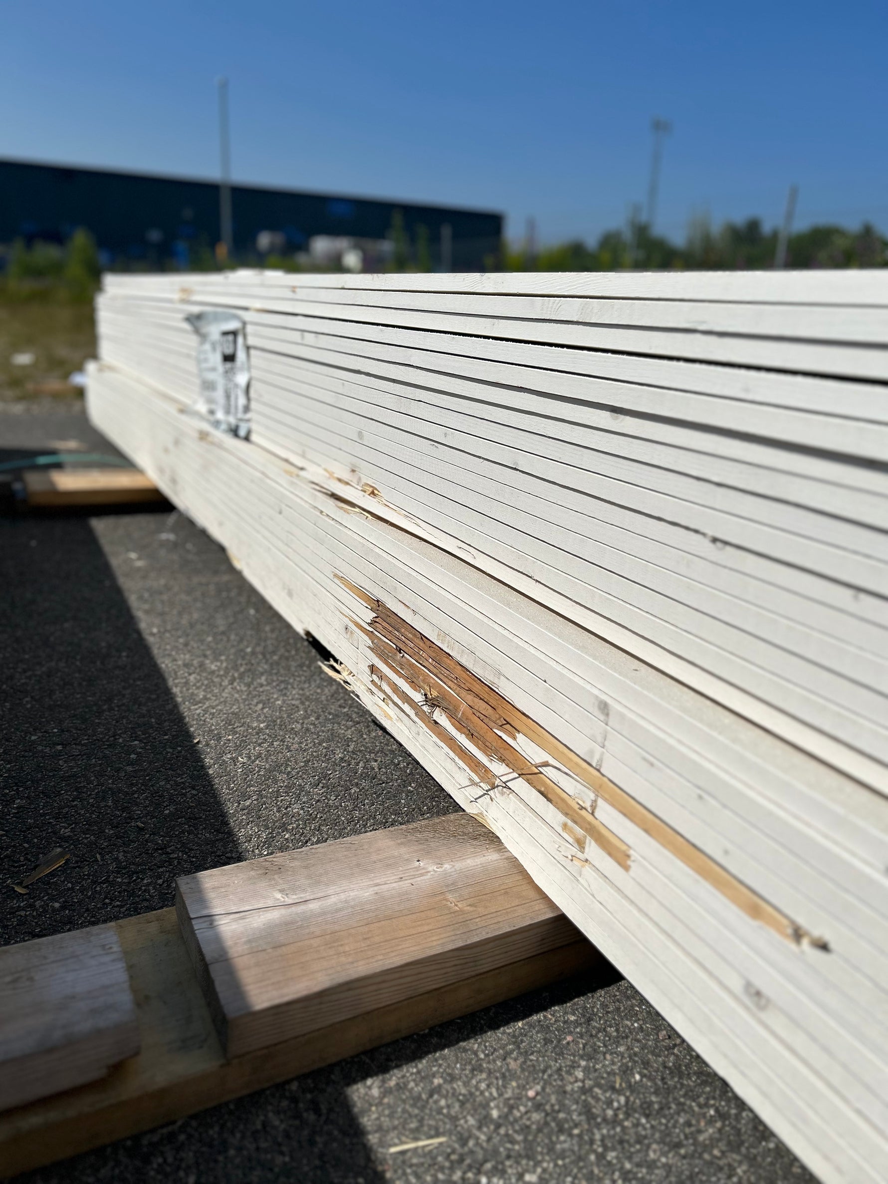 Paket Finsågade Brädor 22x170mm Mellanstruken 4.80m 156st