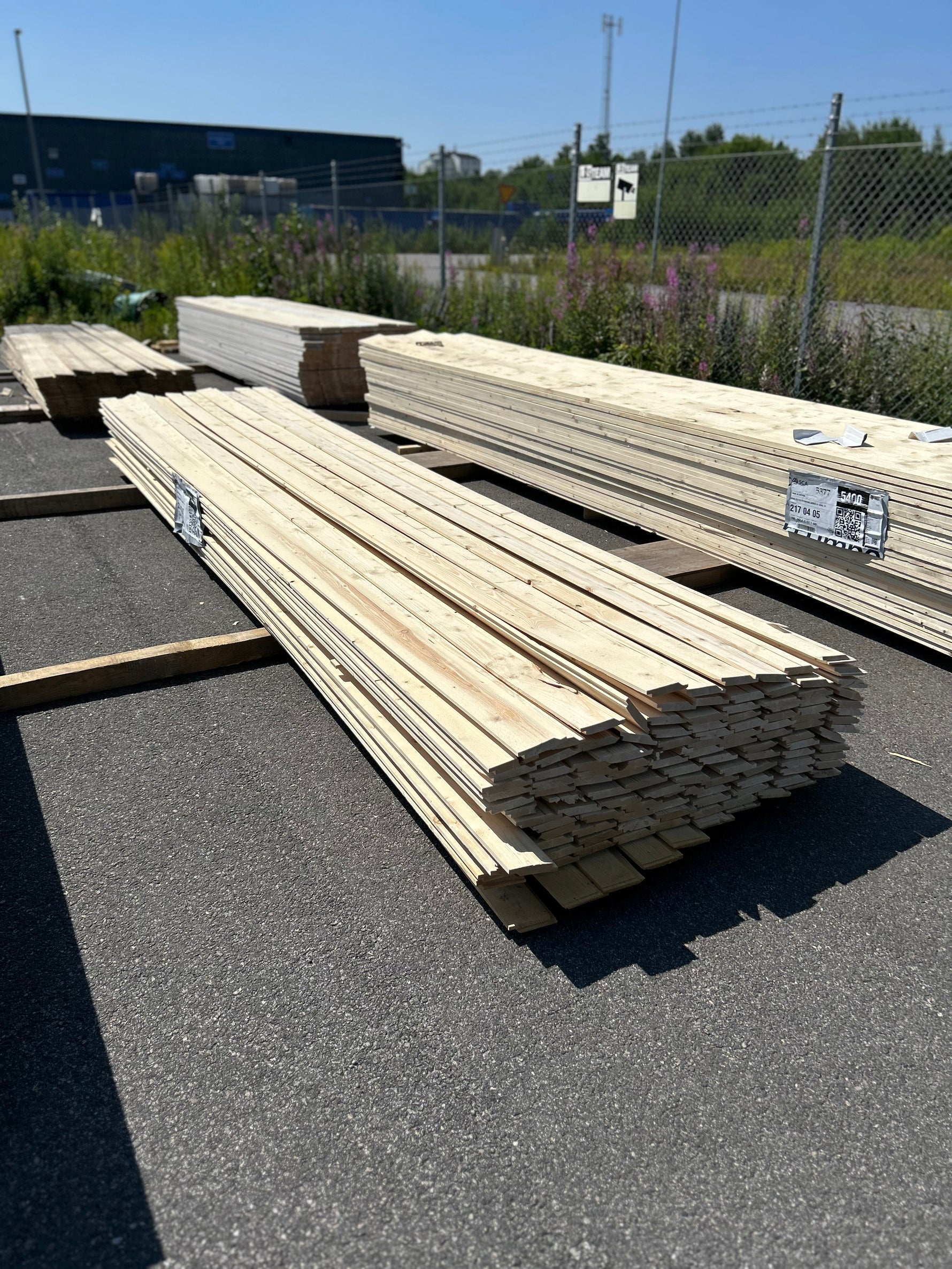 Paket Ytterpanel Enkelfas 22x120mm 4,80m 130st B-kvalitet