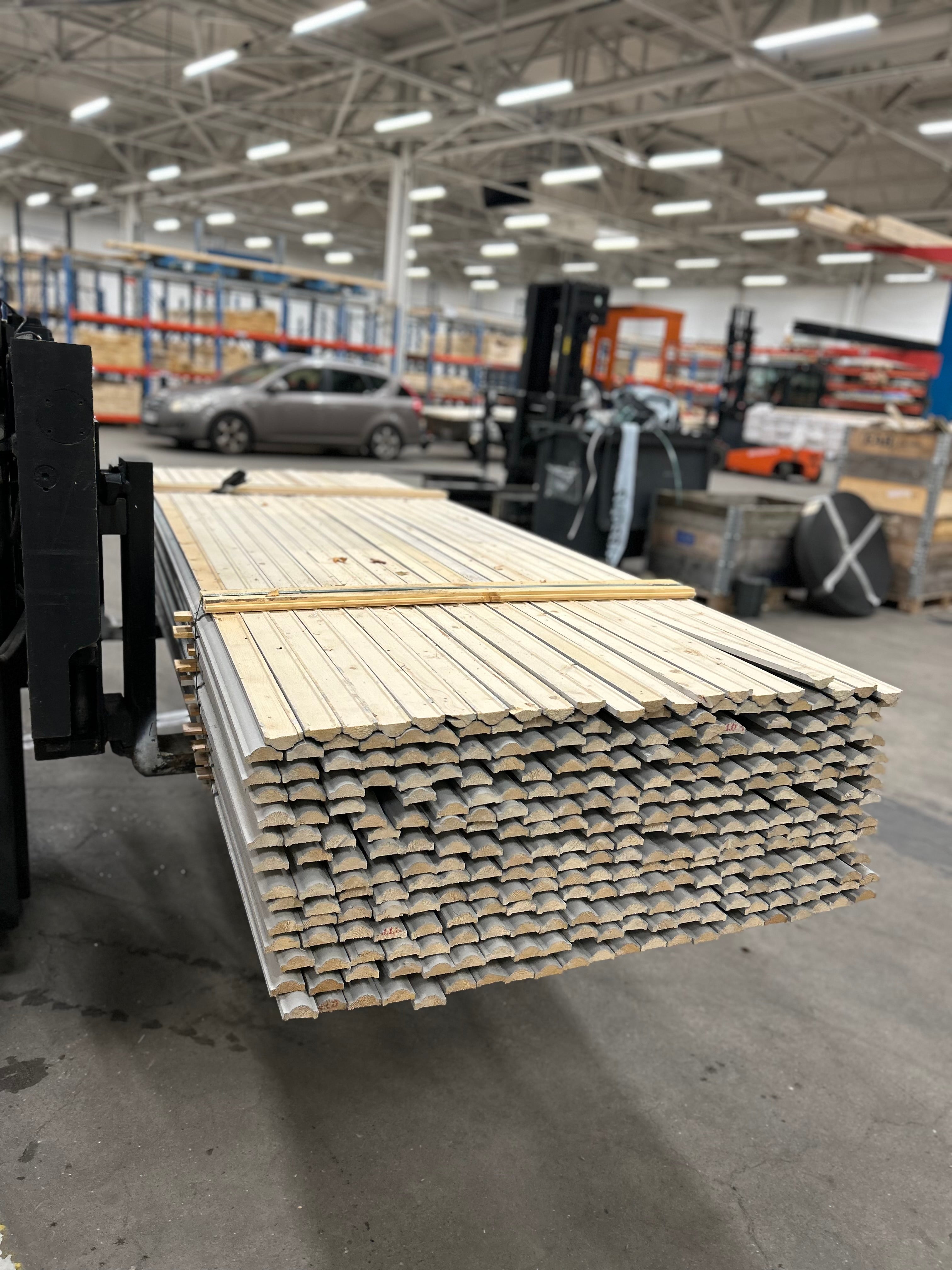 Lockläkt Hattläkt 22x45 mm – 3,0 m Grå