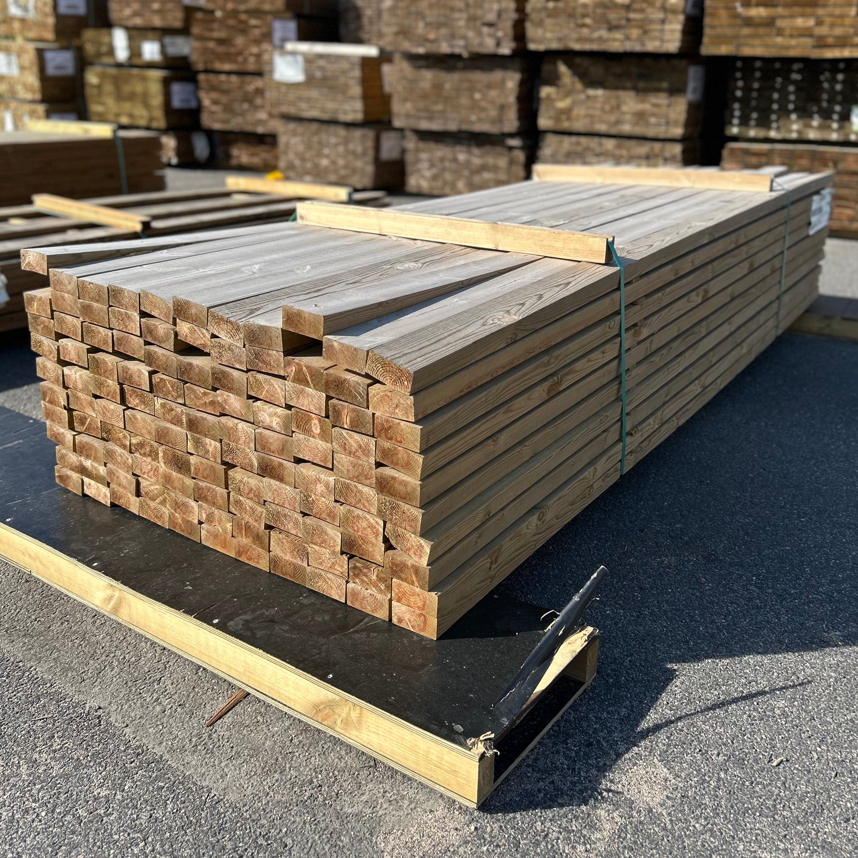 Paket Tryckimpregnerade Reglar 45x95mm, 110st 3.0m (C24)