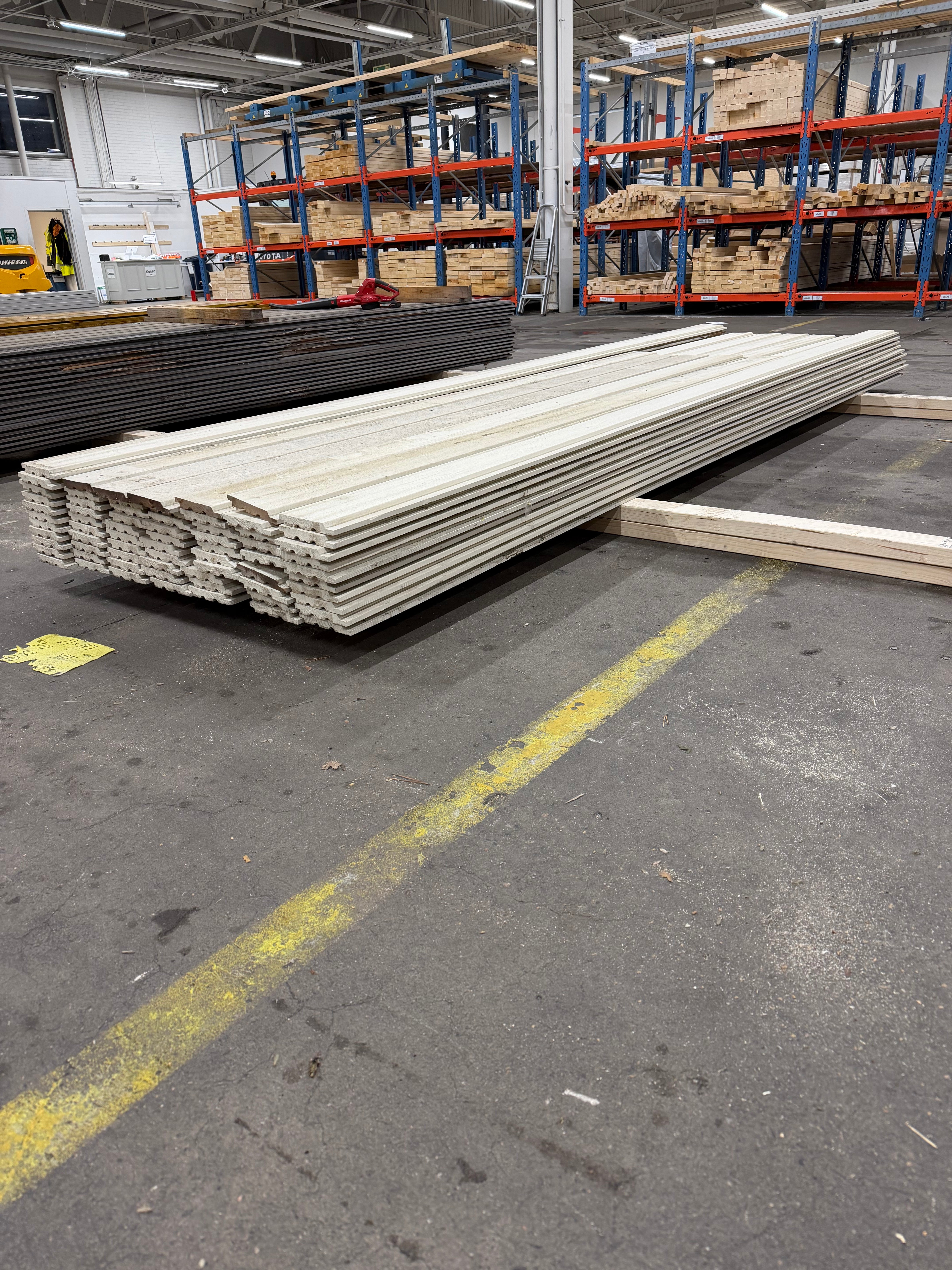 Paket Ytterpanel Falsad Enkelfas 21x147 mm – 70 st Vit