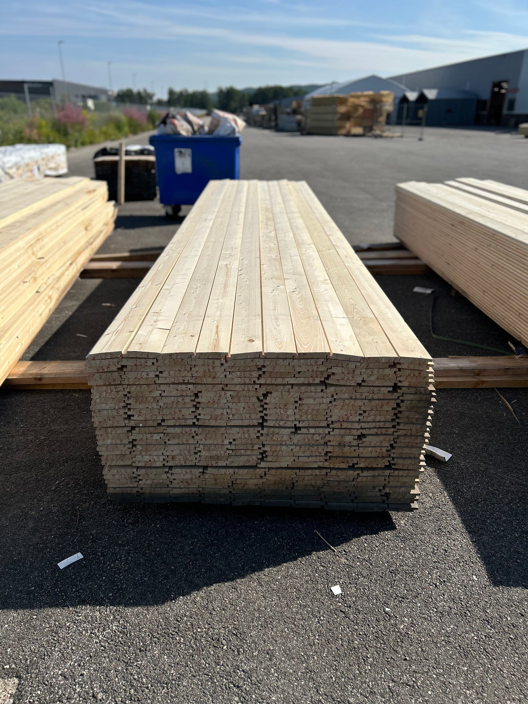 Paket Ytterpanel 22×120 mm 4,80 m – 260 st Obehandlad B-sortering