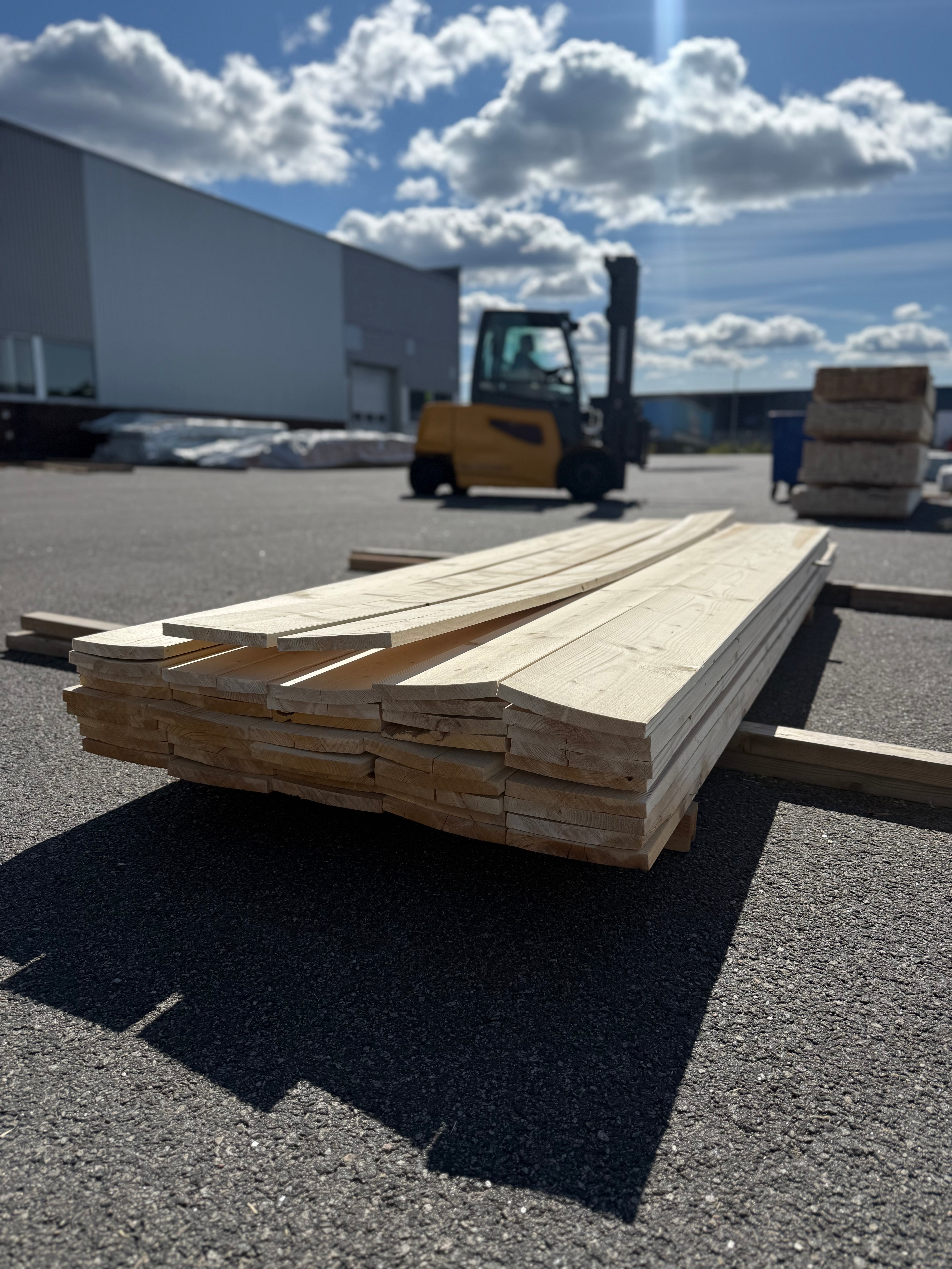 Paket Finsågad Panel 22x195mm 44st 3.0–3.60m – Andra sortering
