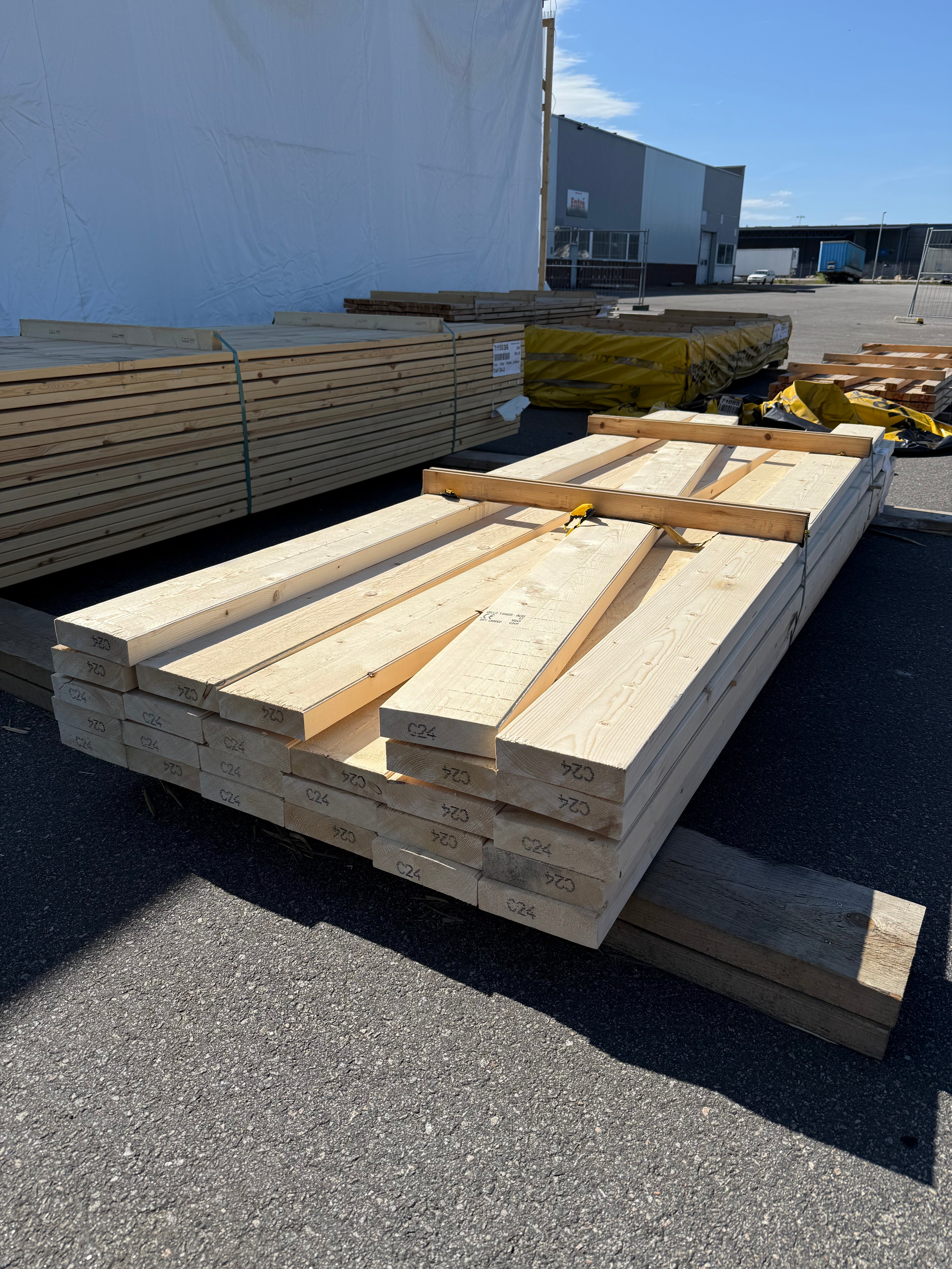 Paket Reglar 45x170mm 3.0m C24 Felhyvlade 26st