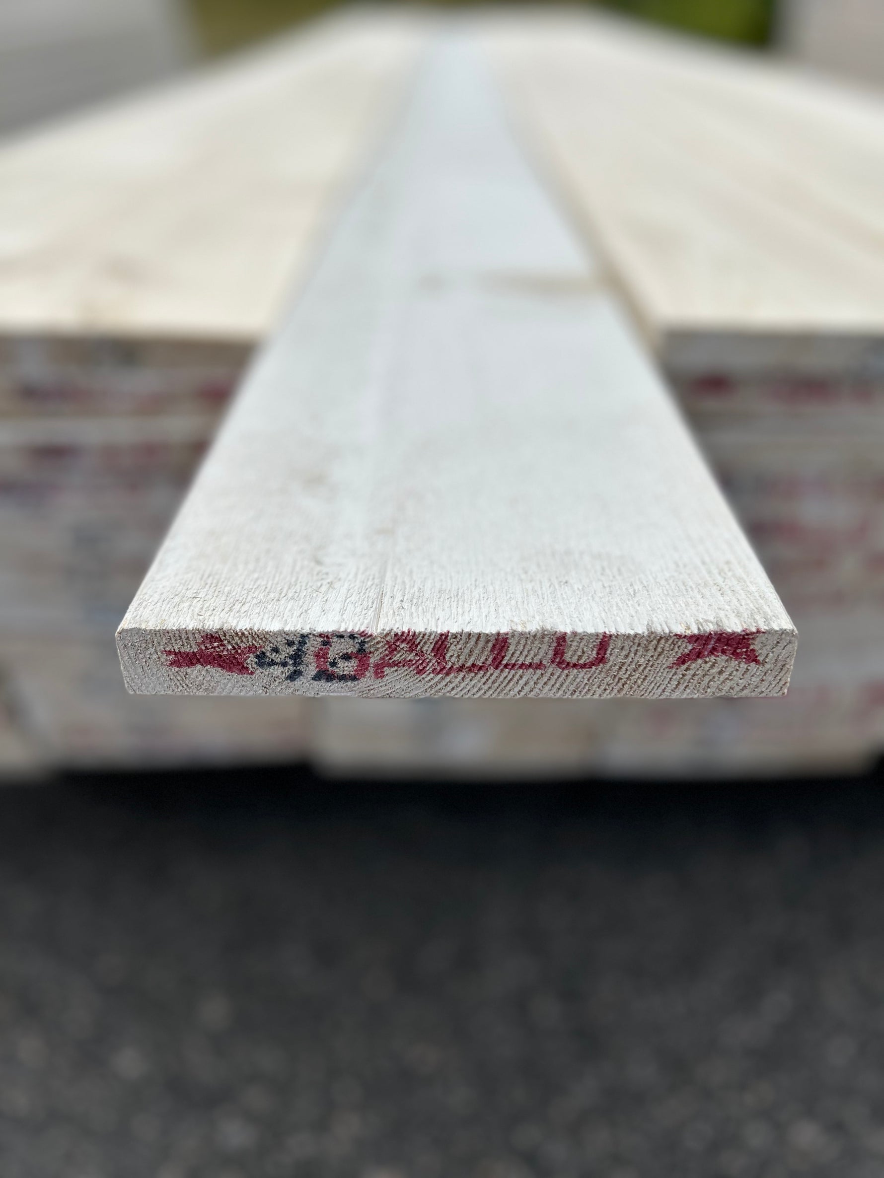 Paket Finsågade Brädor 22x170mm 4.20m 72st Grundmålad