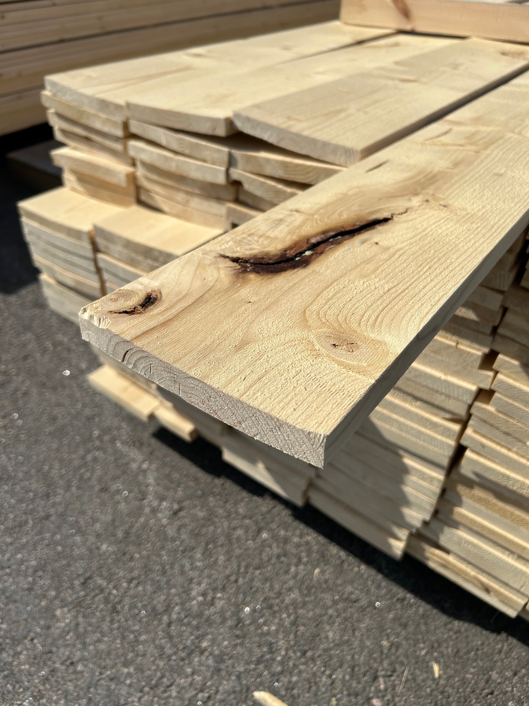 Paket Finsågade Brädor 22×170 mm 5,40 m – 156 st