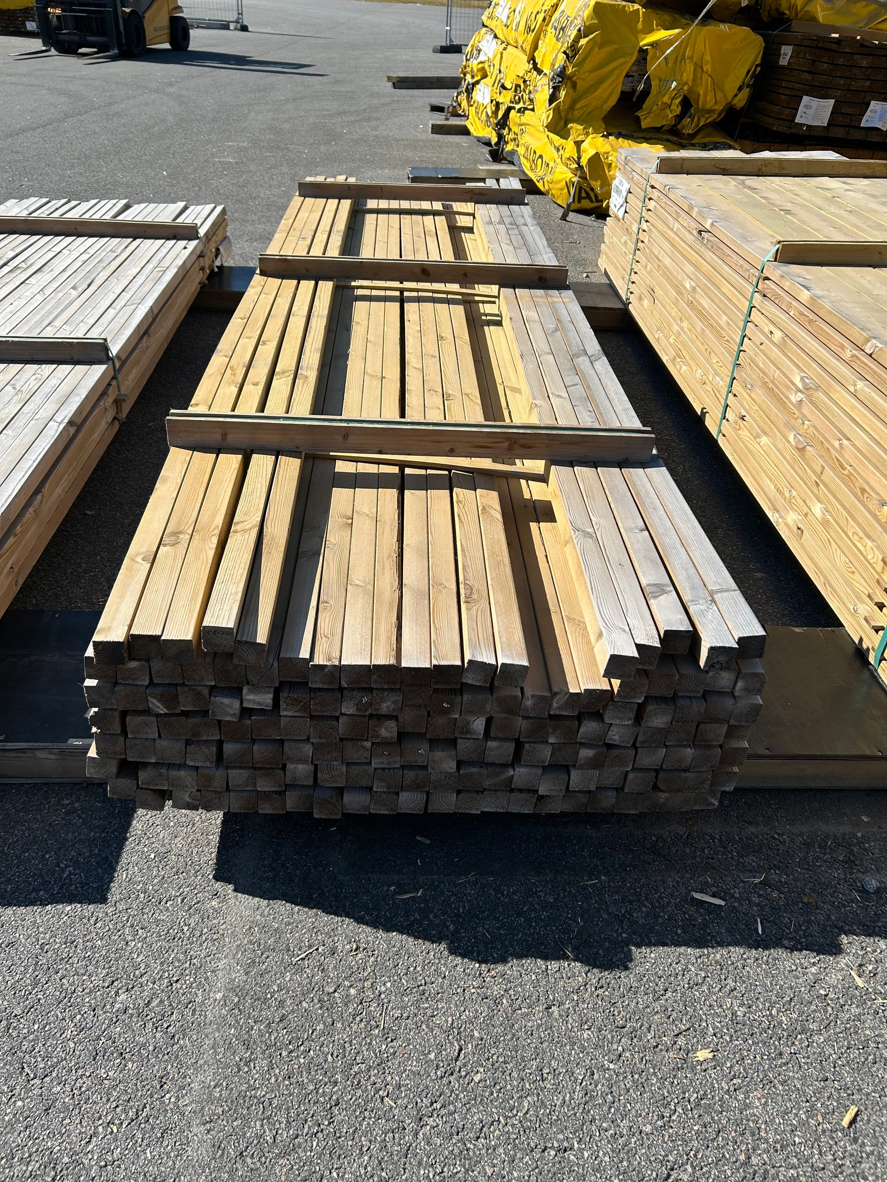 Paket Tryckimpregnerade Reglar 45x45mm 3,60m 139st- Väderbitet