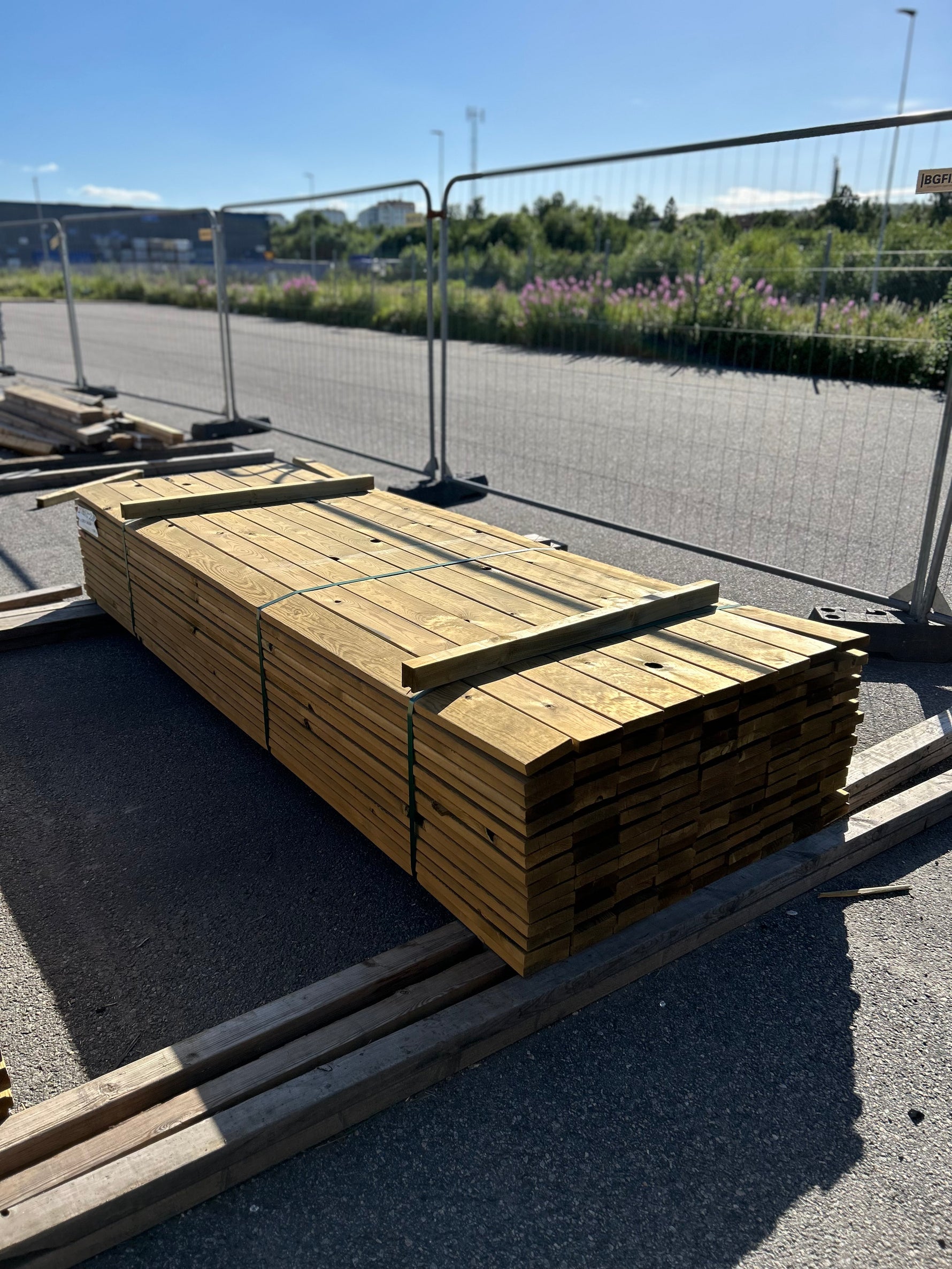 Paket Tryckimpregnerad Trall 28x120mm 3,00m 135st B-Sortering
