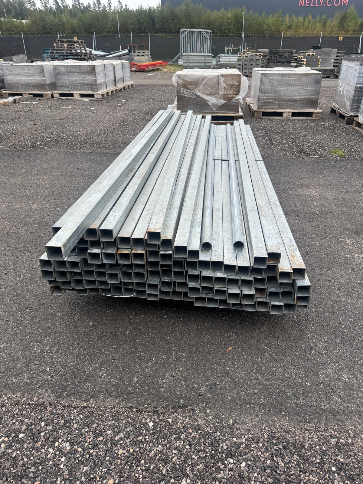 Pall Galvade Stängselstolpar 50x50mm – 2,76m – ca 80st