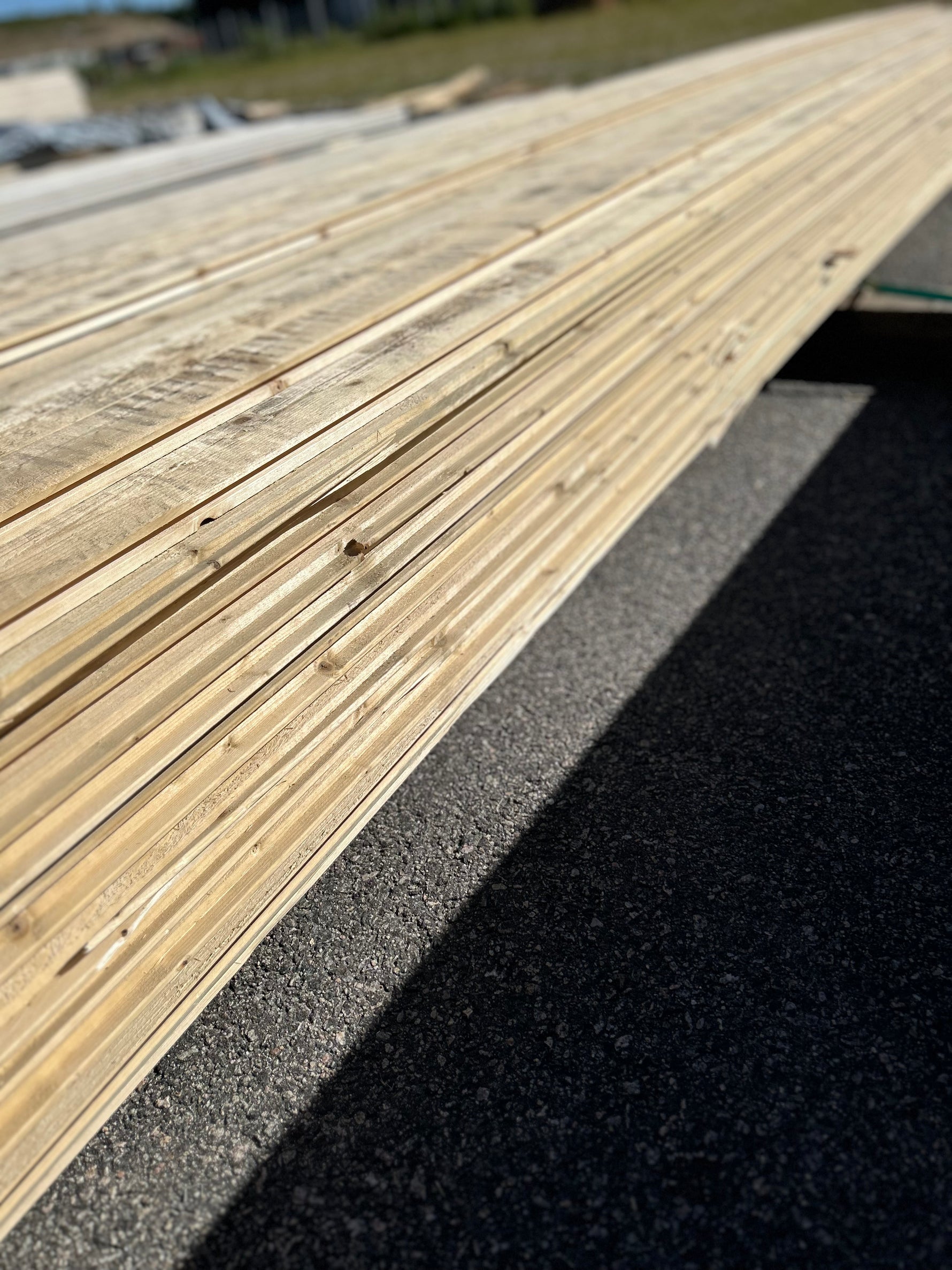 Paket Ytterpanel Spårpanel 22x95mm, 116st 5.40m- Järnvitriol