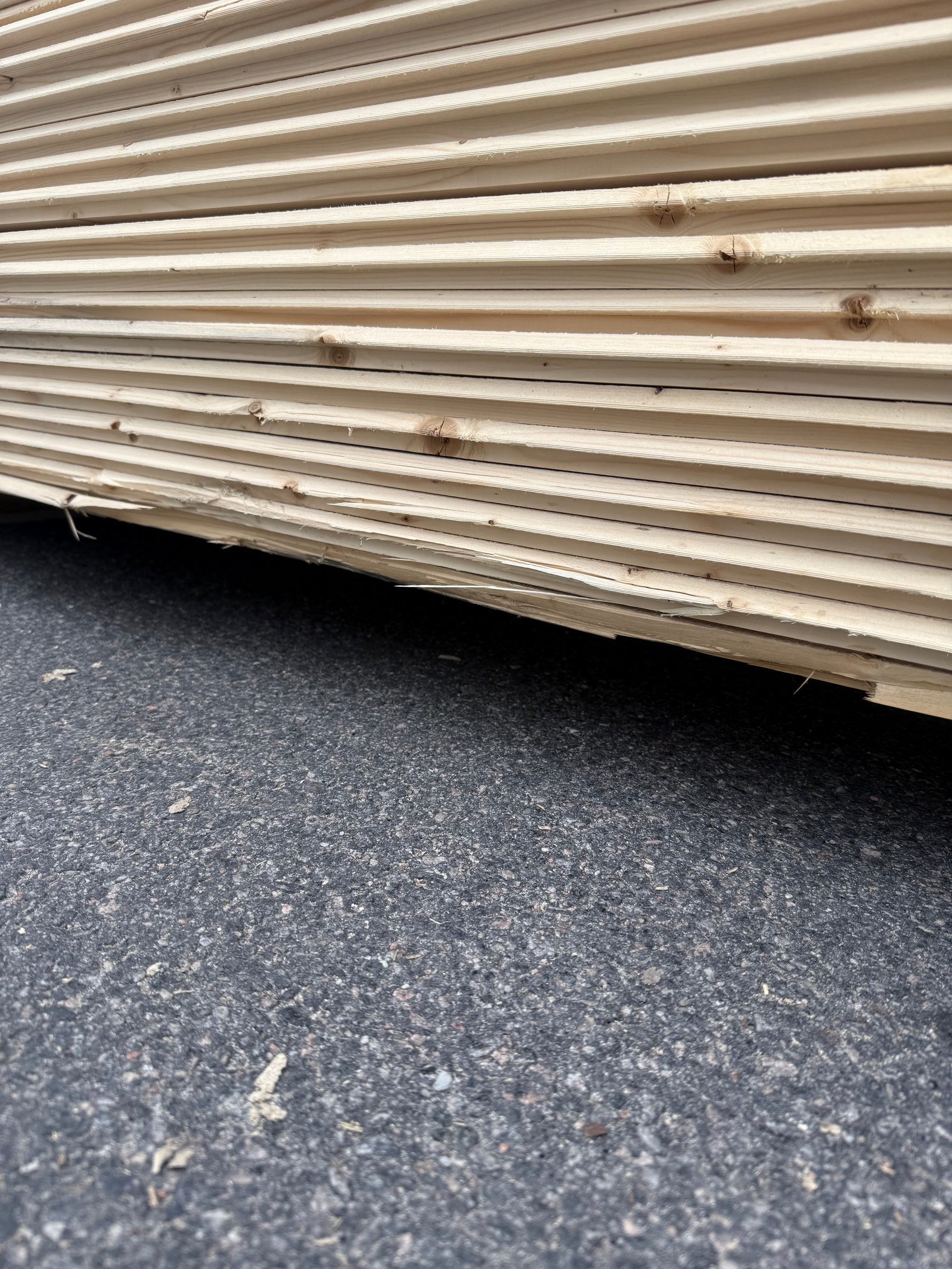 Paket Ytterpanel Dubbelfas Fals 22x145mm 4.20m- 175st (Obehandlad)