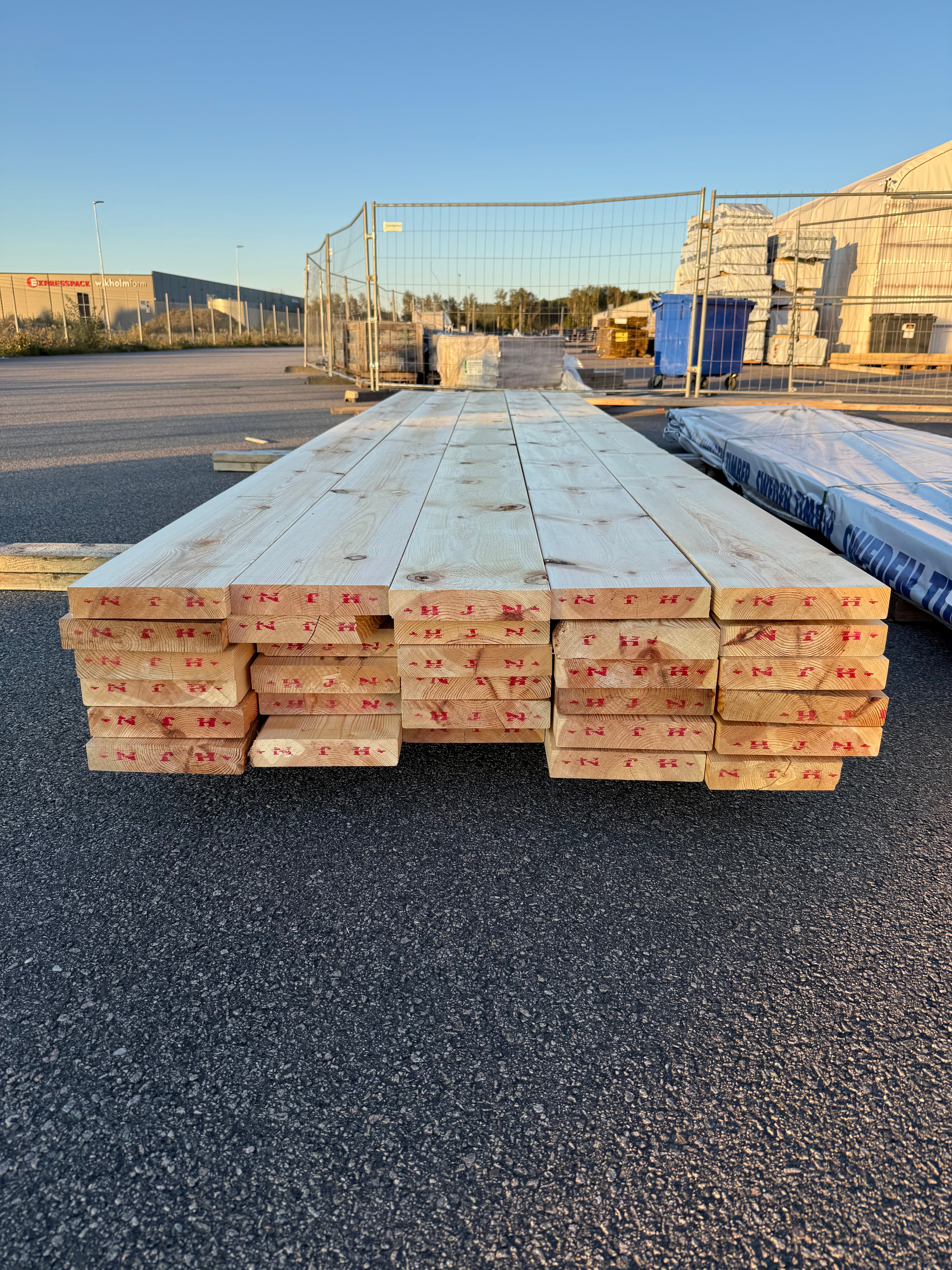 Paket Reglar 45x220 – 30 st (4,80 m, furu)
