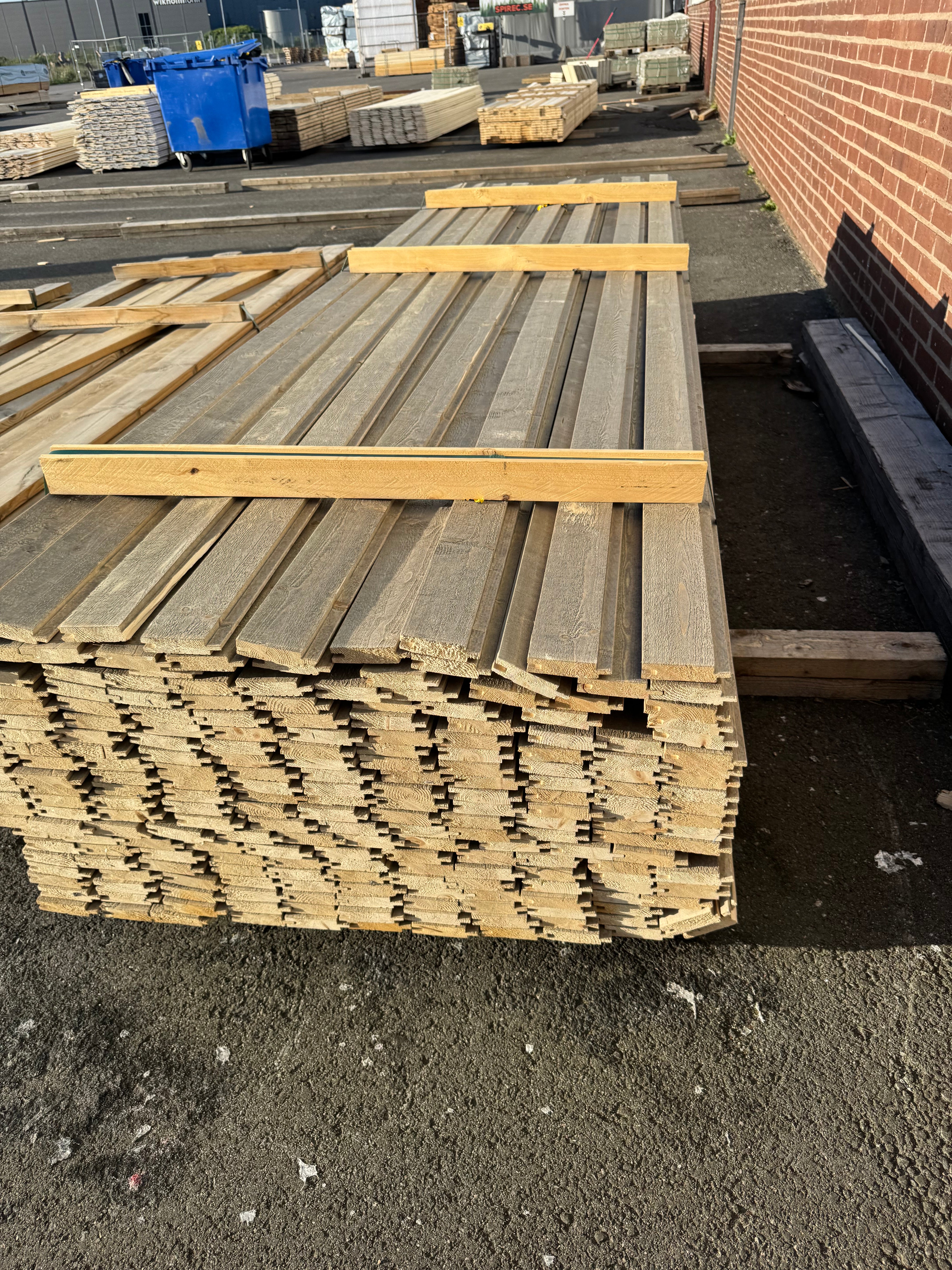 Paket Spårpanel 22x95 – 240st (3.60 m) – Lasyr