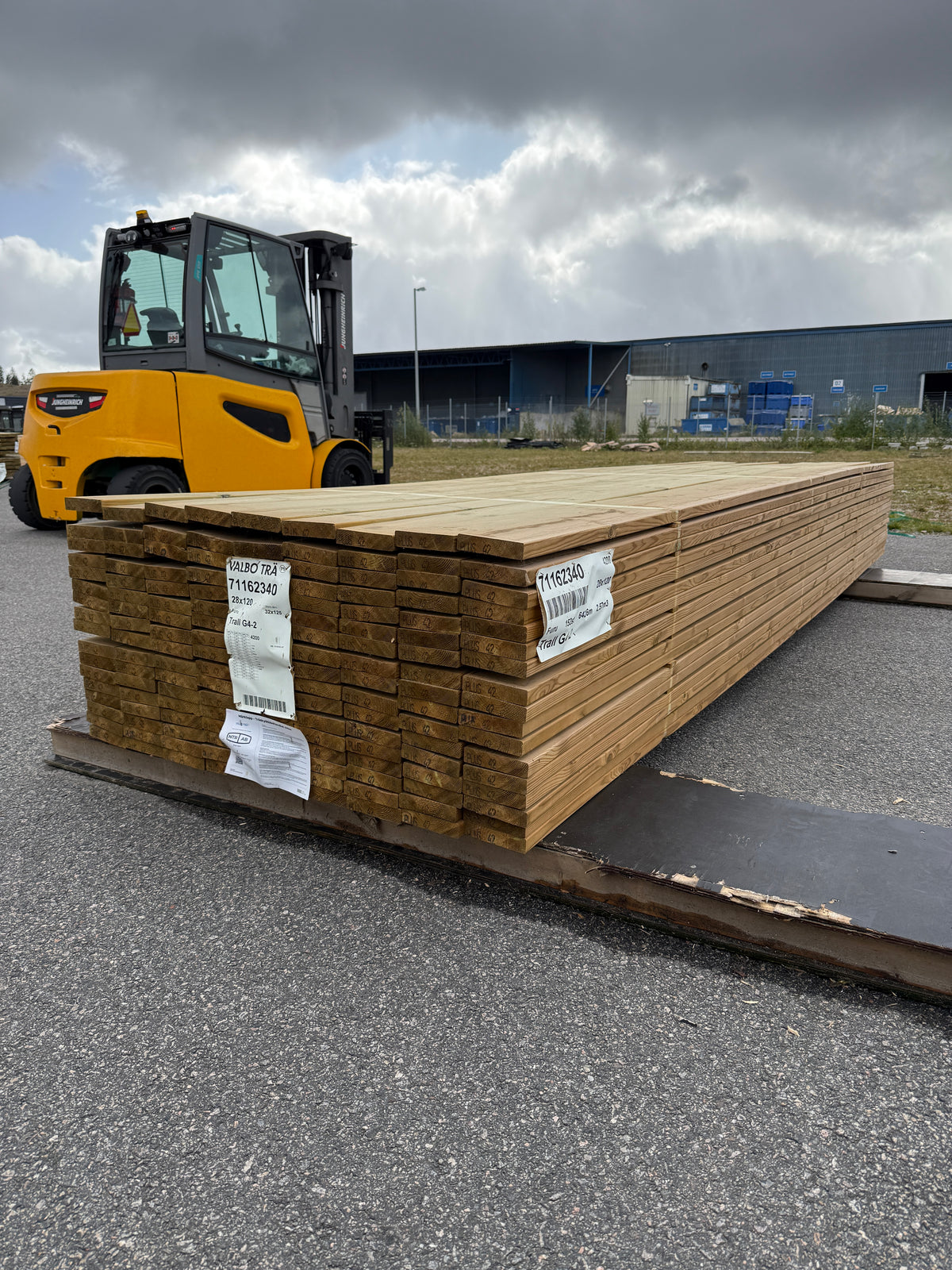 Paket Tryckimpregnerad Trall 28x120mm, 153st 4,20m (G4-2)