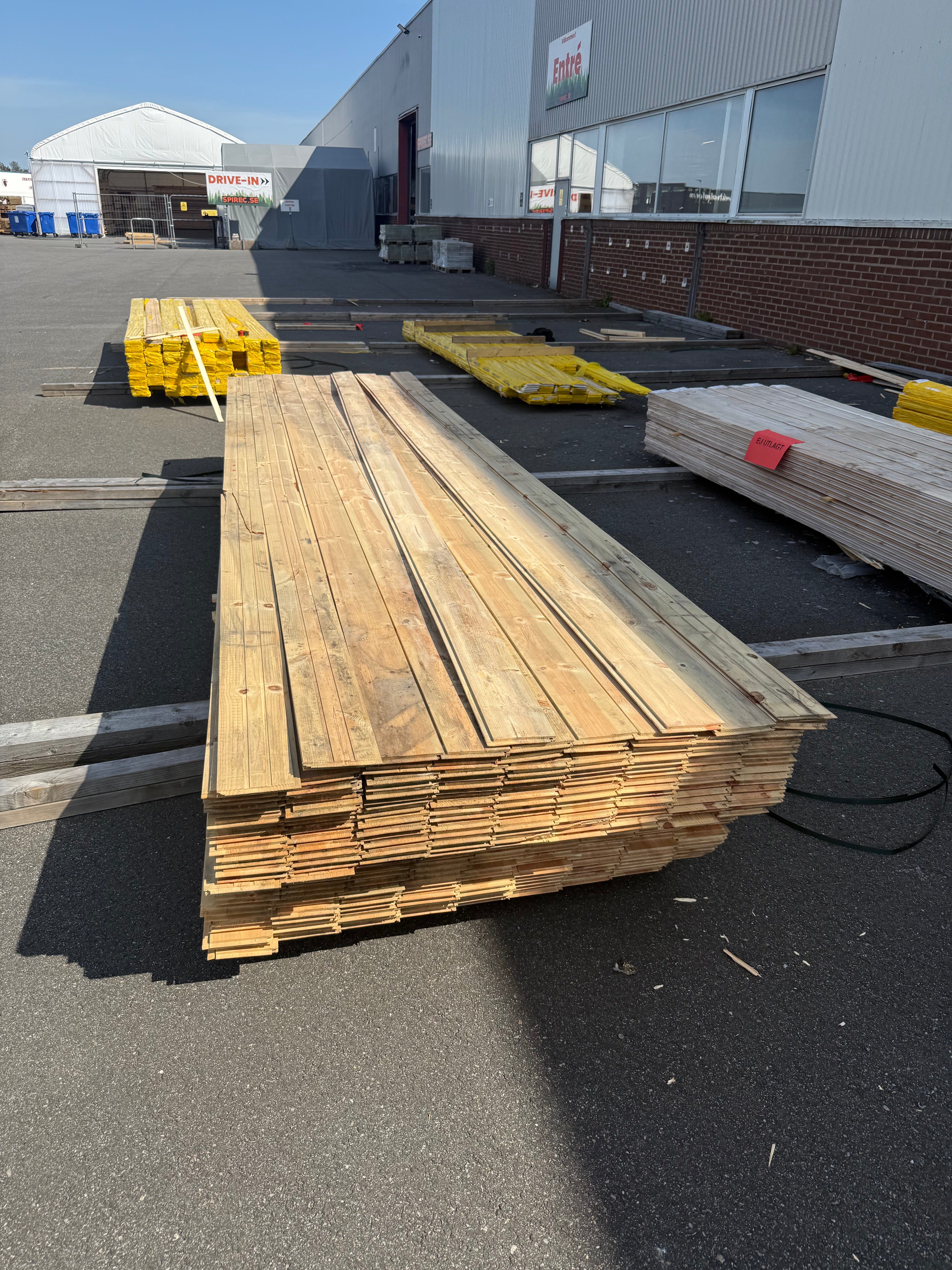 Spårpanel 13x120 Furu  Mögel