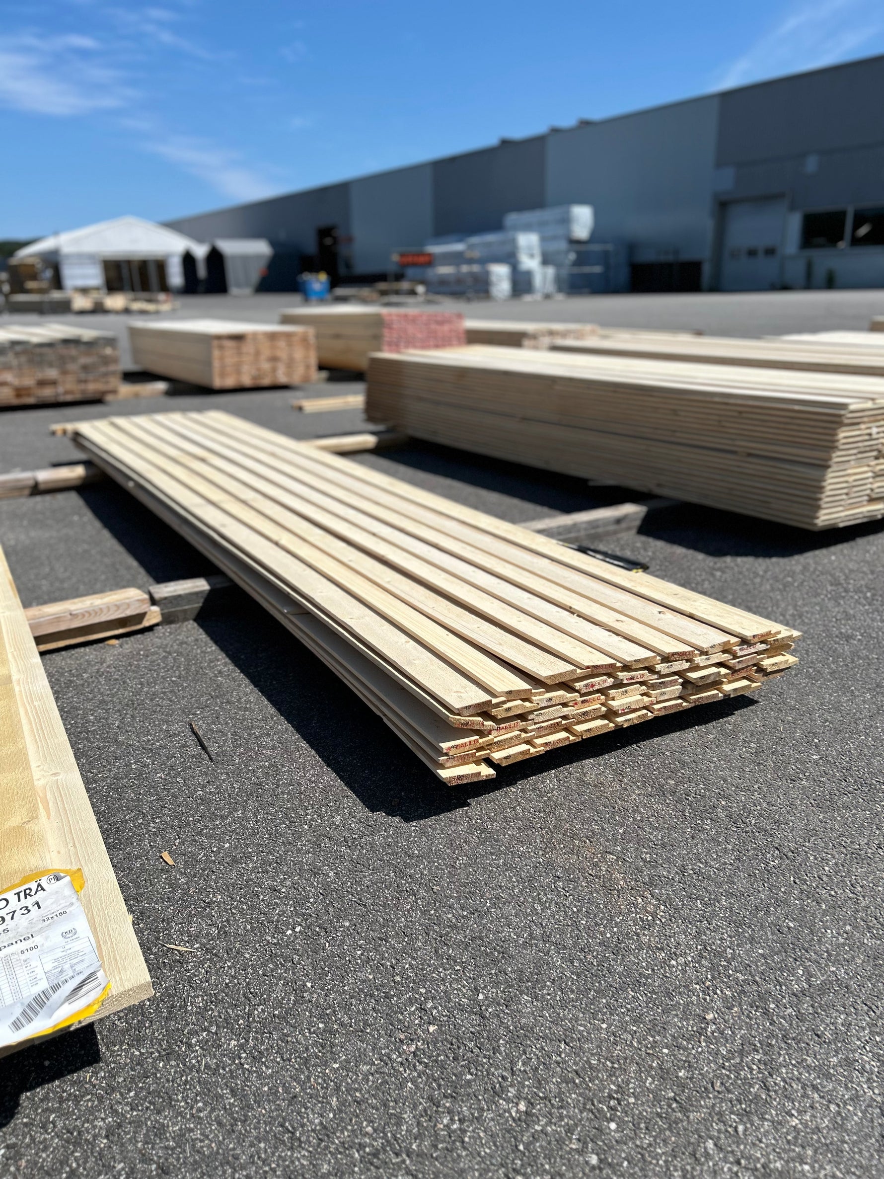 Paket Elingepanel 22x120mm 4.50m 44st Obehandlad