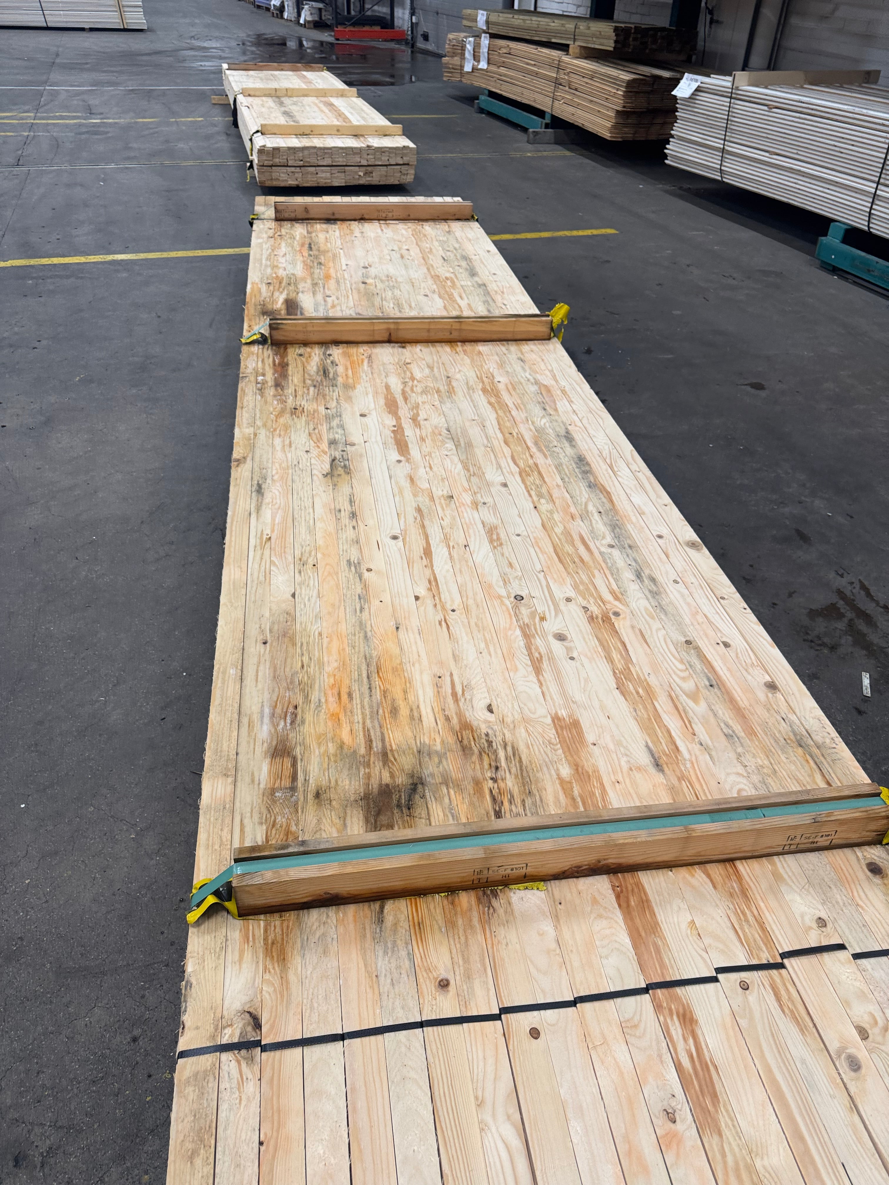 Paket Läkt 12x48mm – 440 st (4,50 m, Obehandlad Gran, Vattenskadad