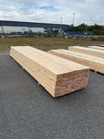 Paket Hyvlade Furu Brädor 36x148mm 4,50–4,80m – 105st (Andra sortering)