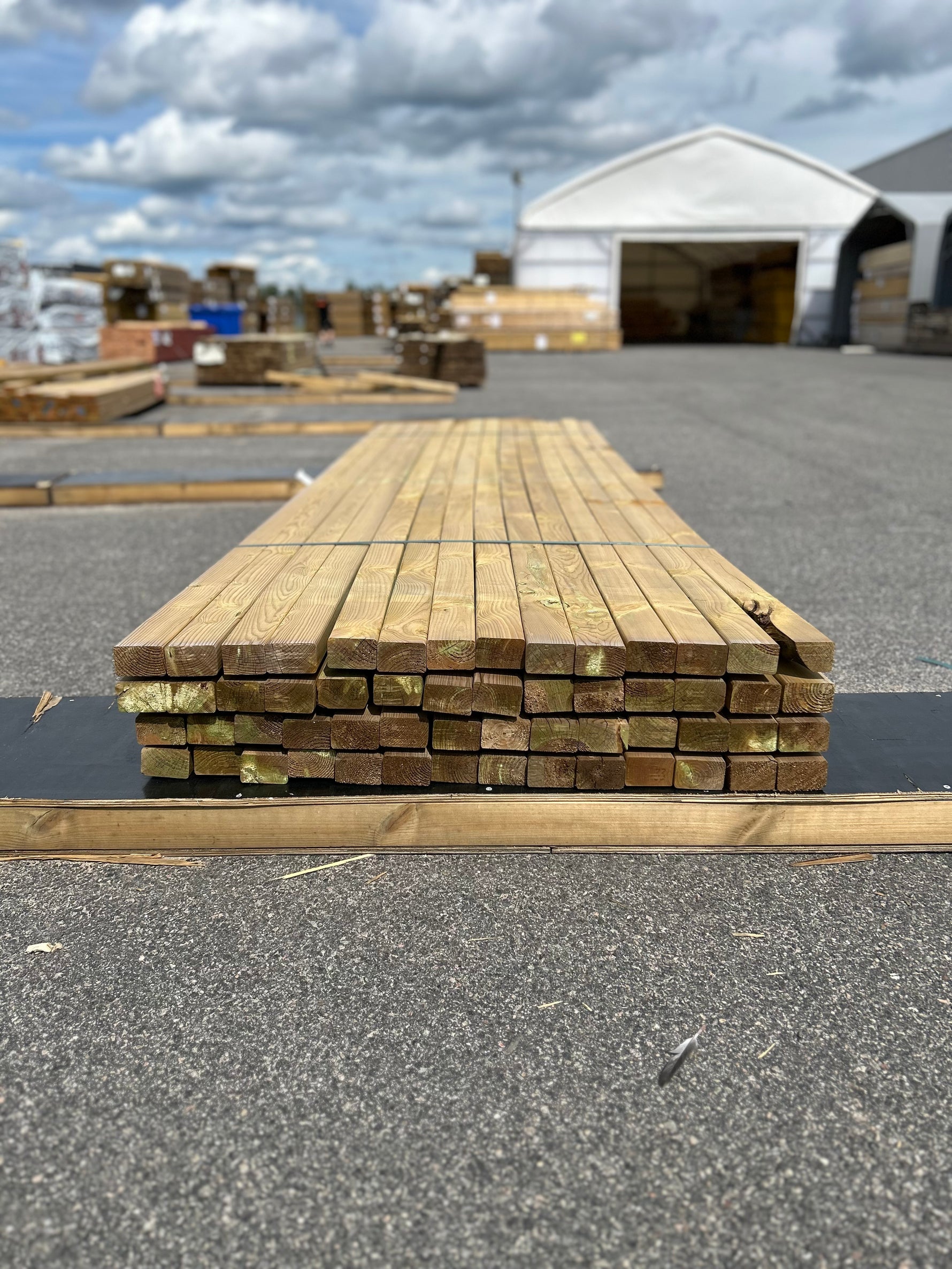 Paket Tryckimpregnerade Reglar 45x70mm 56st 3.30m
