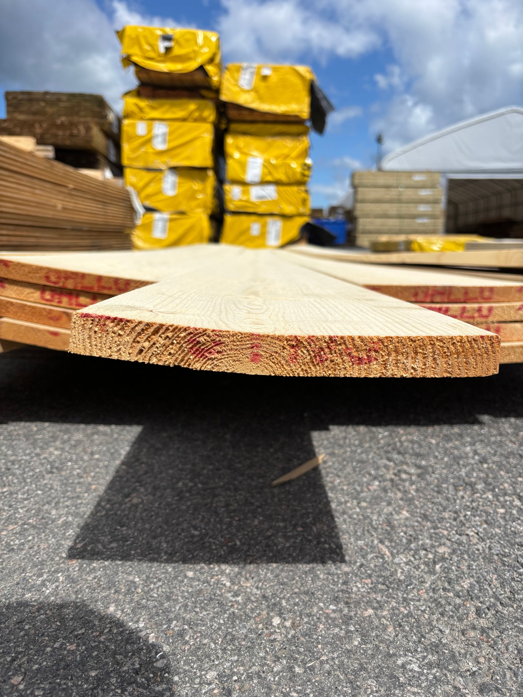 Paket Finsågade Brädor 22x220mm, 22st 4,50m