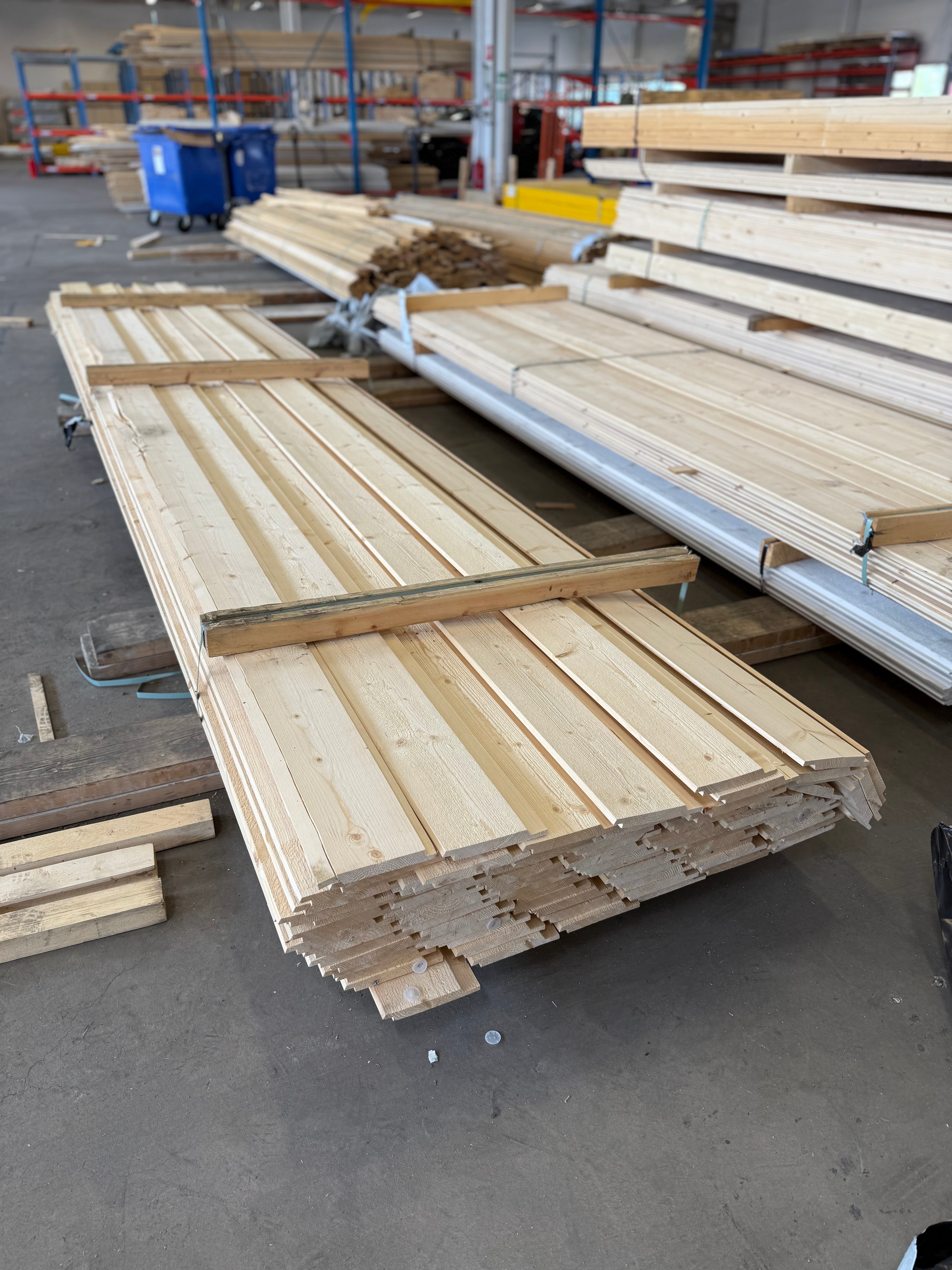 Paket Falsad Spårpanel 21x166mm 5.40m 90st