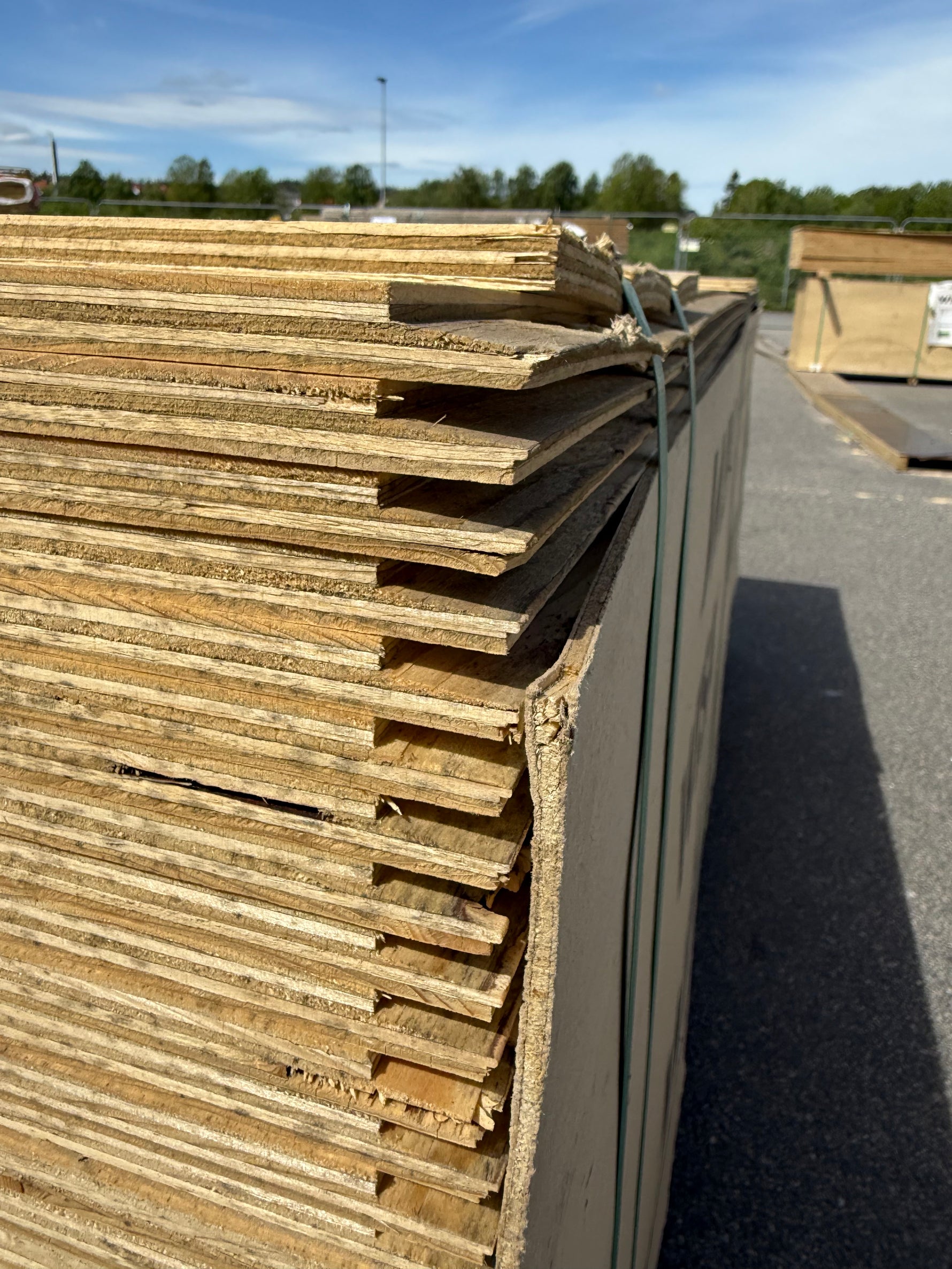 Parti WISA Wall Ergo Plywoodskivor 12mm (598x2400mm)