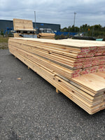 Paket Spontade Furu Brädor 27x145mm 3,60–3,90m – 144st (Andra Sortering)