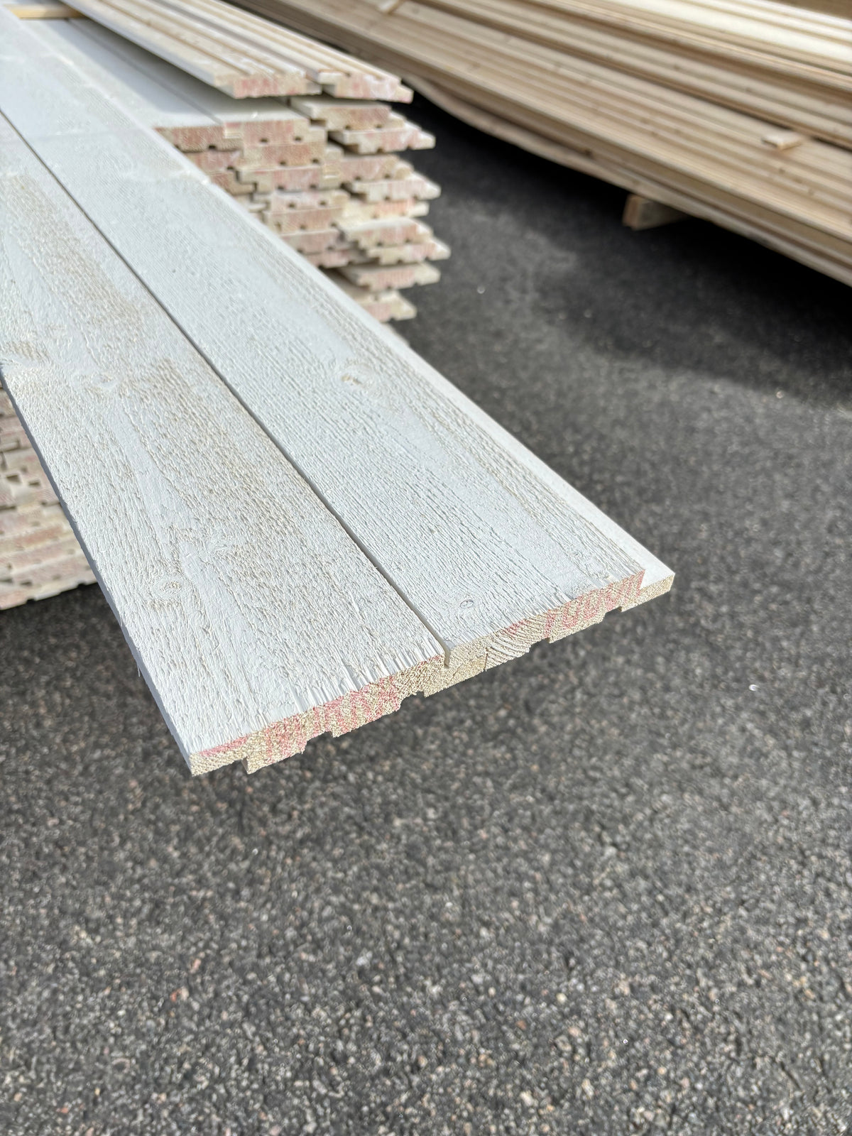 Paket Uppsalapanel 21x115mm 4.80m 198st Grundmålad