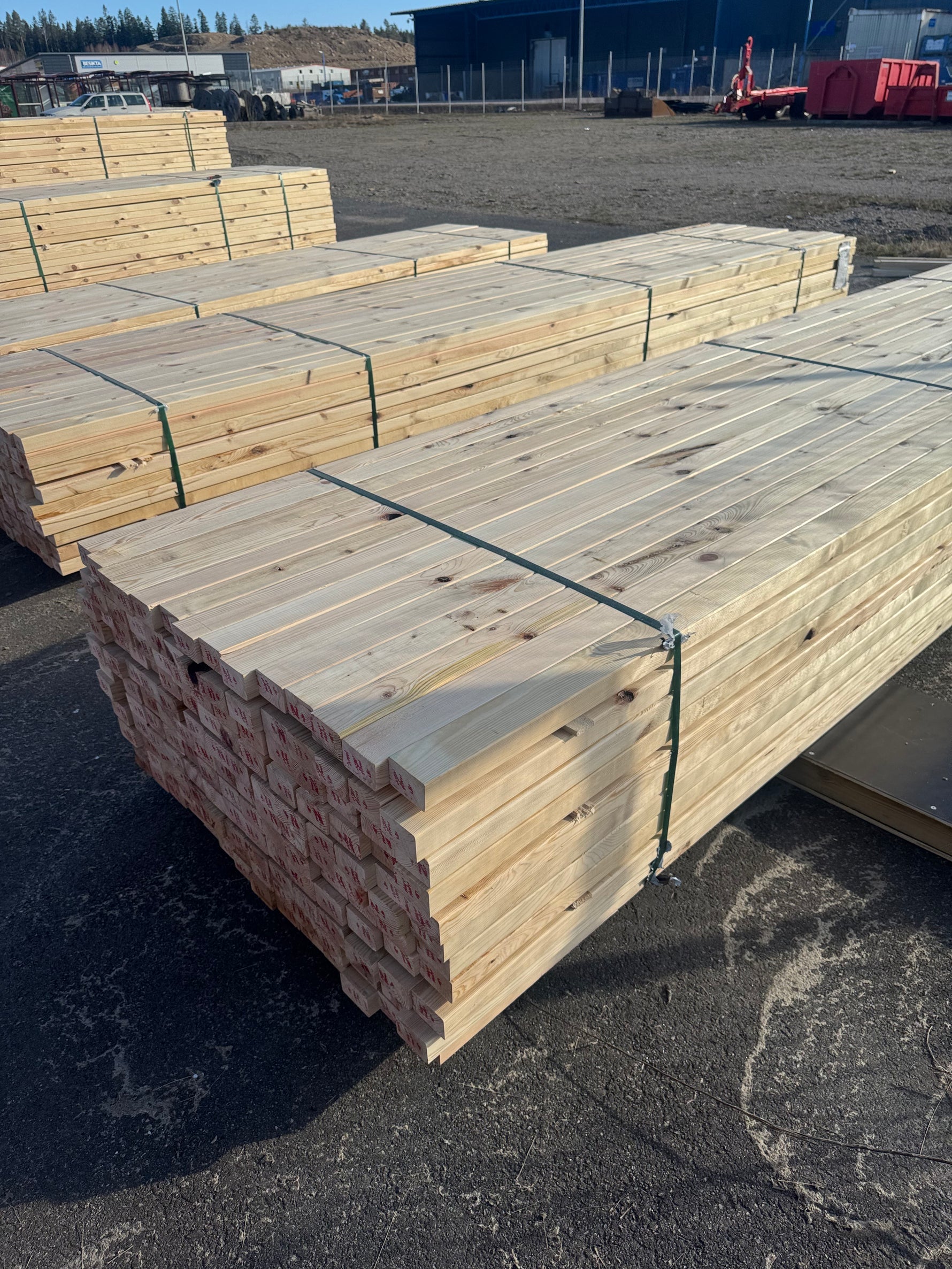 Paket Reglar 48x73 mm – 154 st (5,40 m, furu)