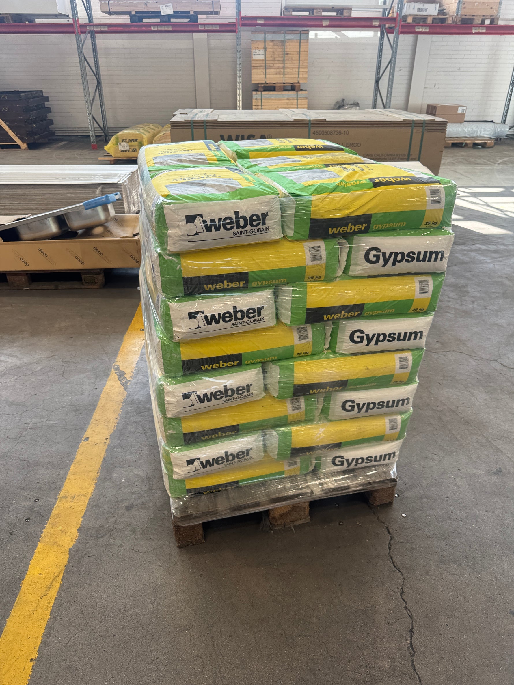 Pall Gypsum Naturgips 2–60 mm 25 kg – 40 säckar