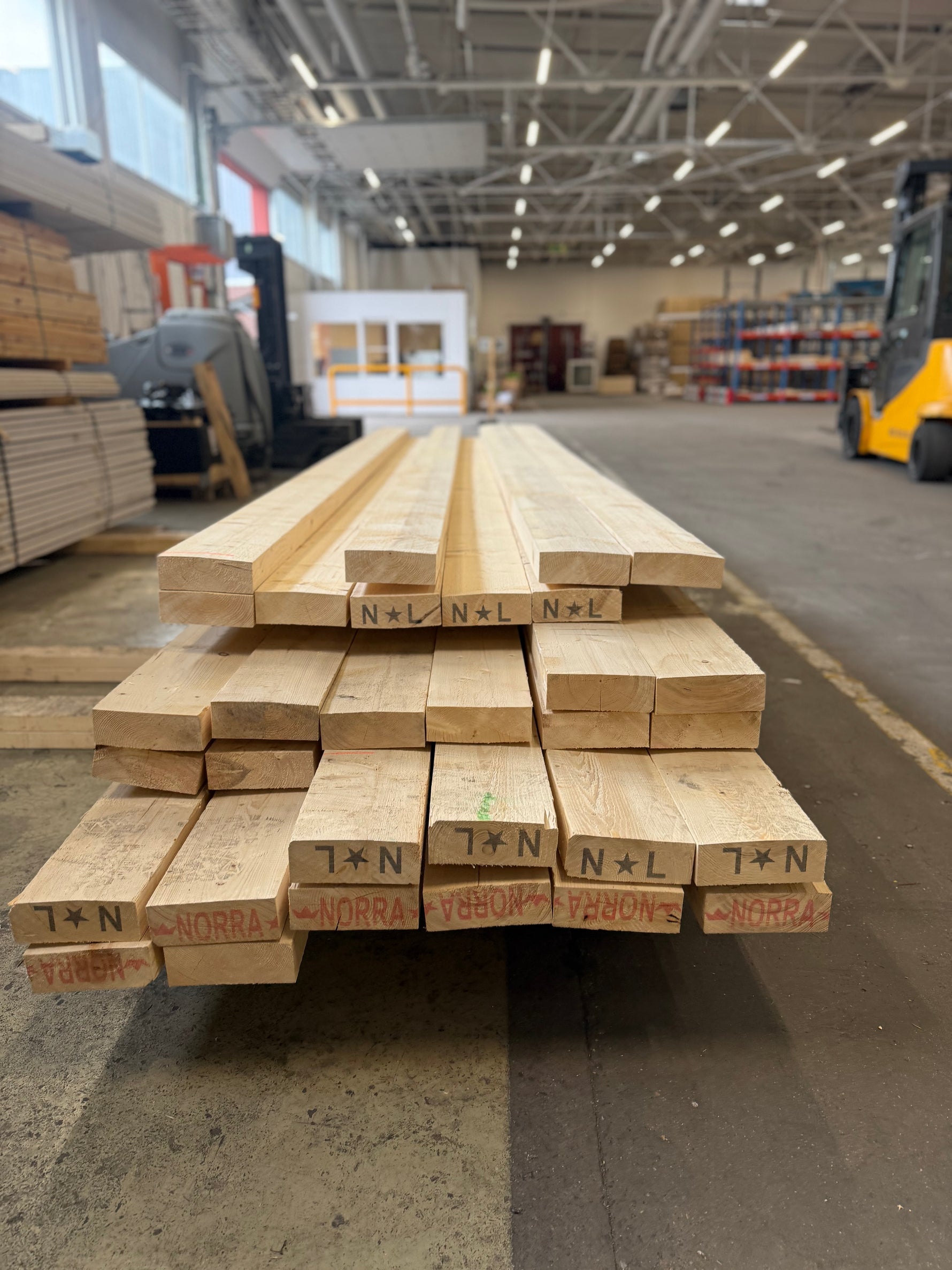 Paket Ohyvlade Reglar 63x175mm, 46st 3,9–5,1m. - Spirec