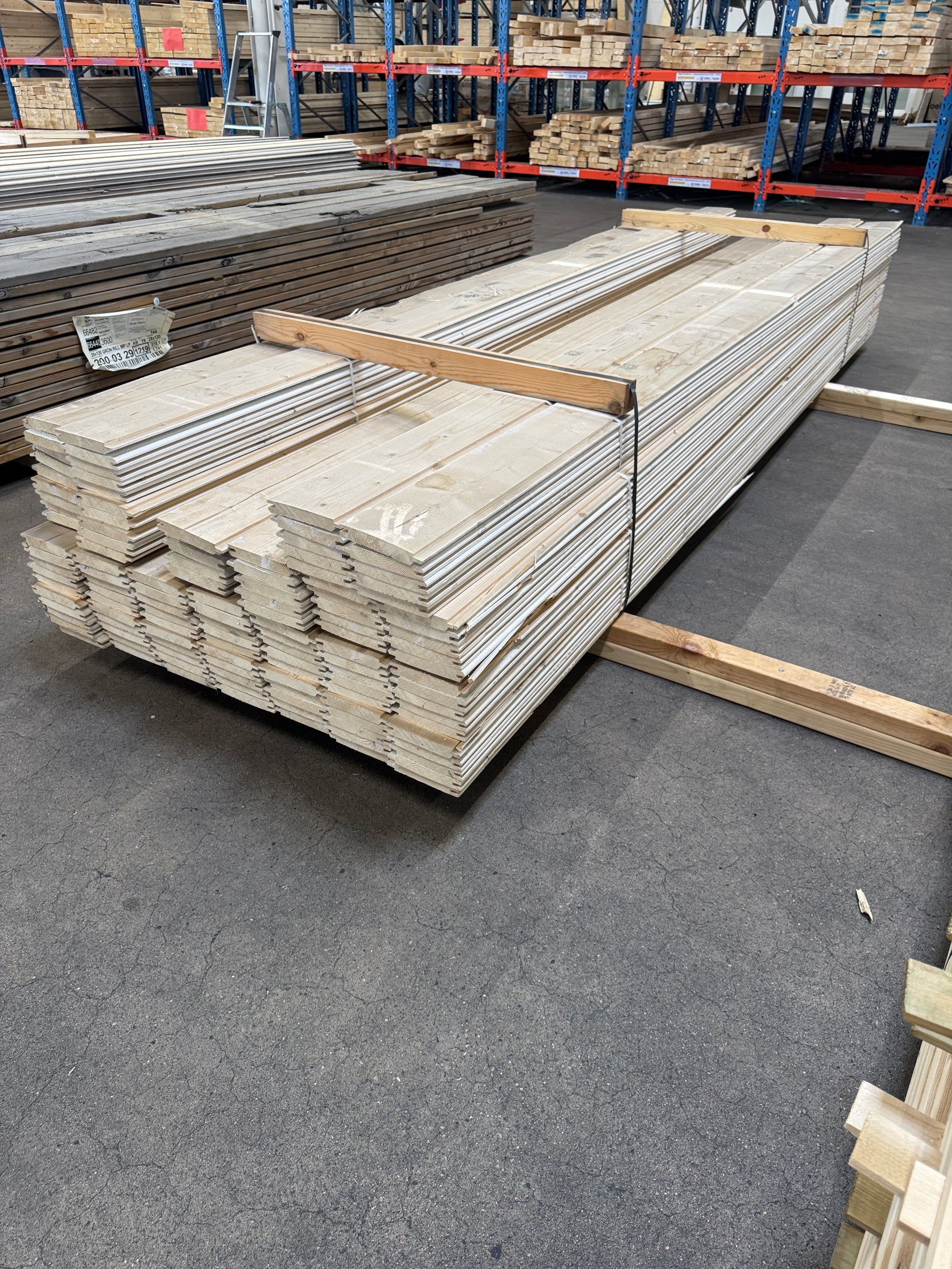 Paket Ytterpanel Dubbelfasspont 22x145mm 3,60m – 120 st Vit