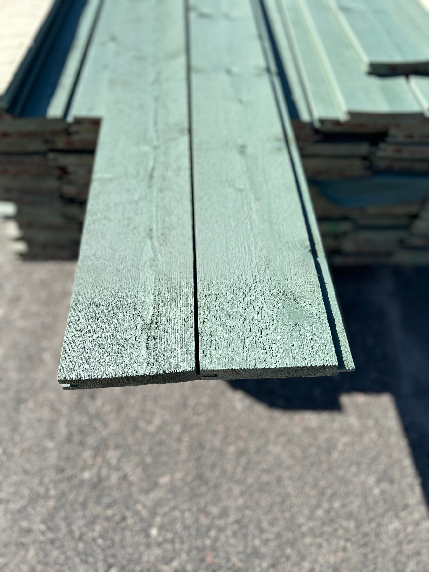 Paket Spontad Spårpanel 22x145mm 4,20m 121st Gran- Mellanstruken