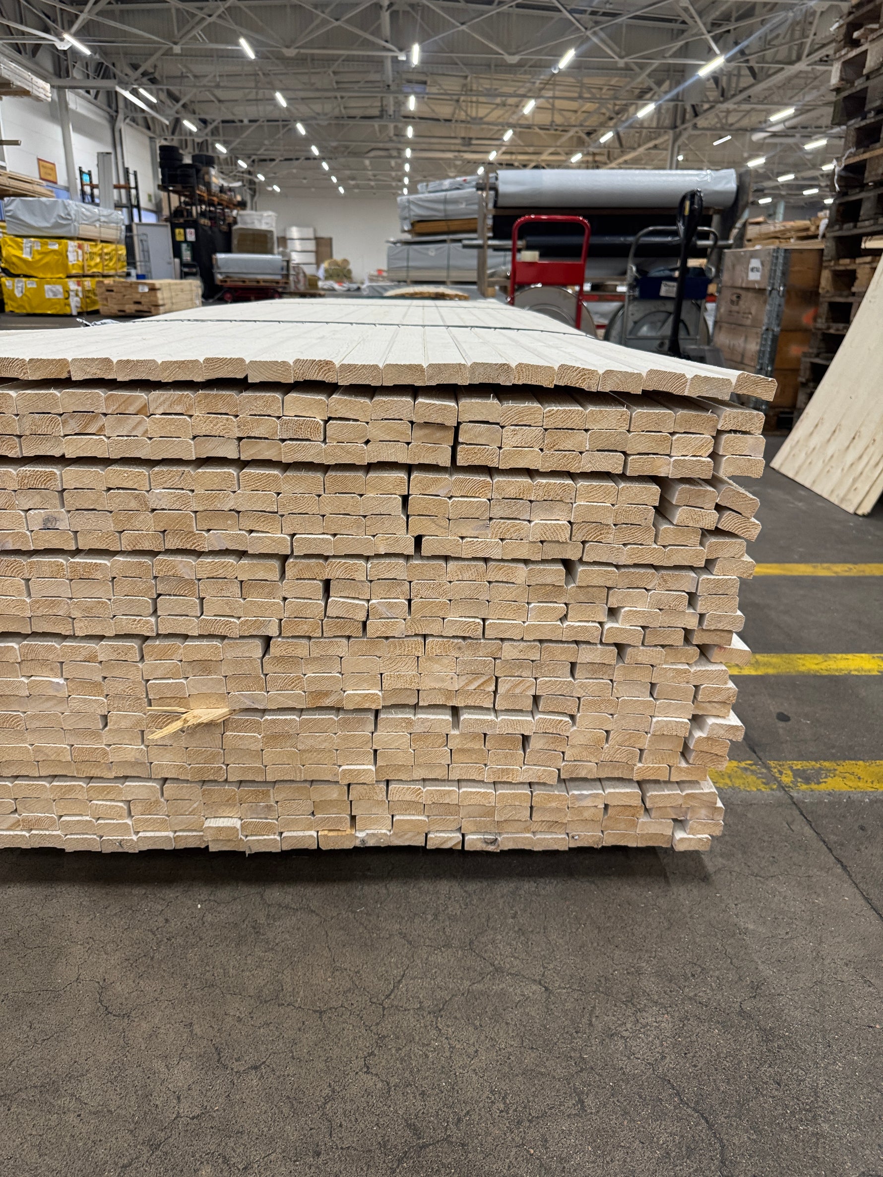Parti Lockläkt 22x45mm, 528st 3.6m- Grundmålade