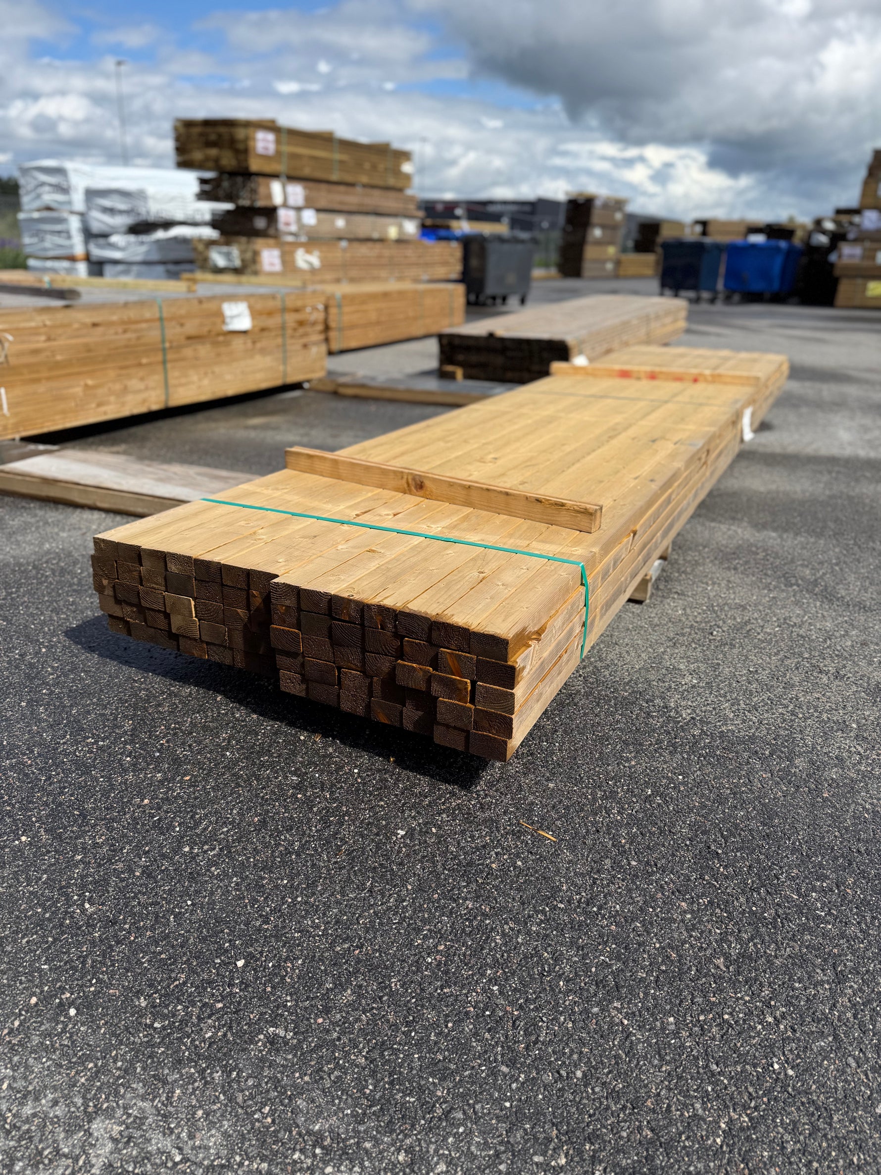 Paket Tryckimpregnerade Reglar 44x70mm 70st 4,80m