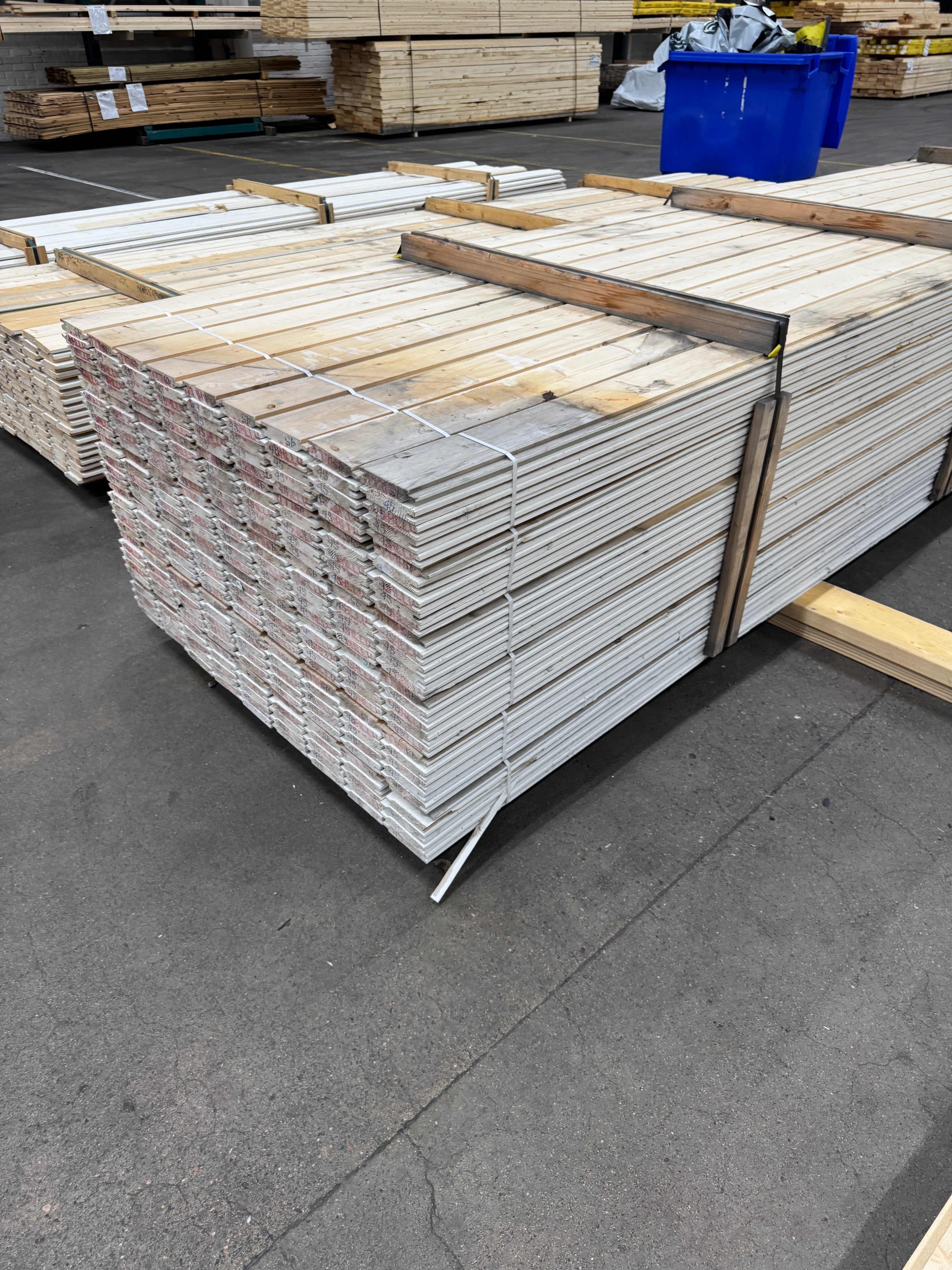 Paket Ytterpanel 22x120mm Vit – 270 st 4,50 m (enkelfasspont)