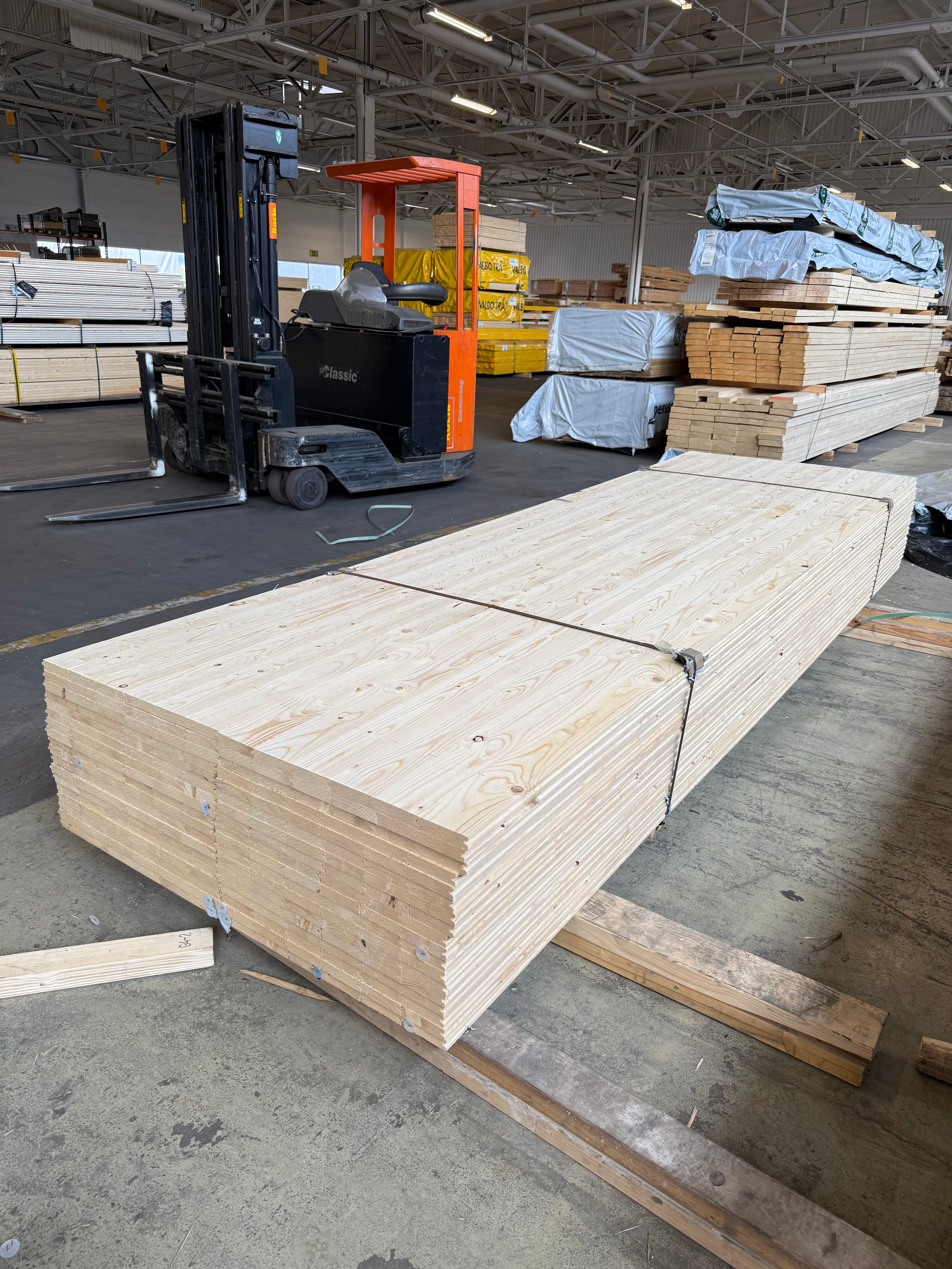 Paket Råspontluckor 23x540 mm – 3,60 m – 36 st