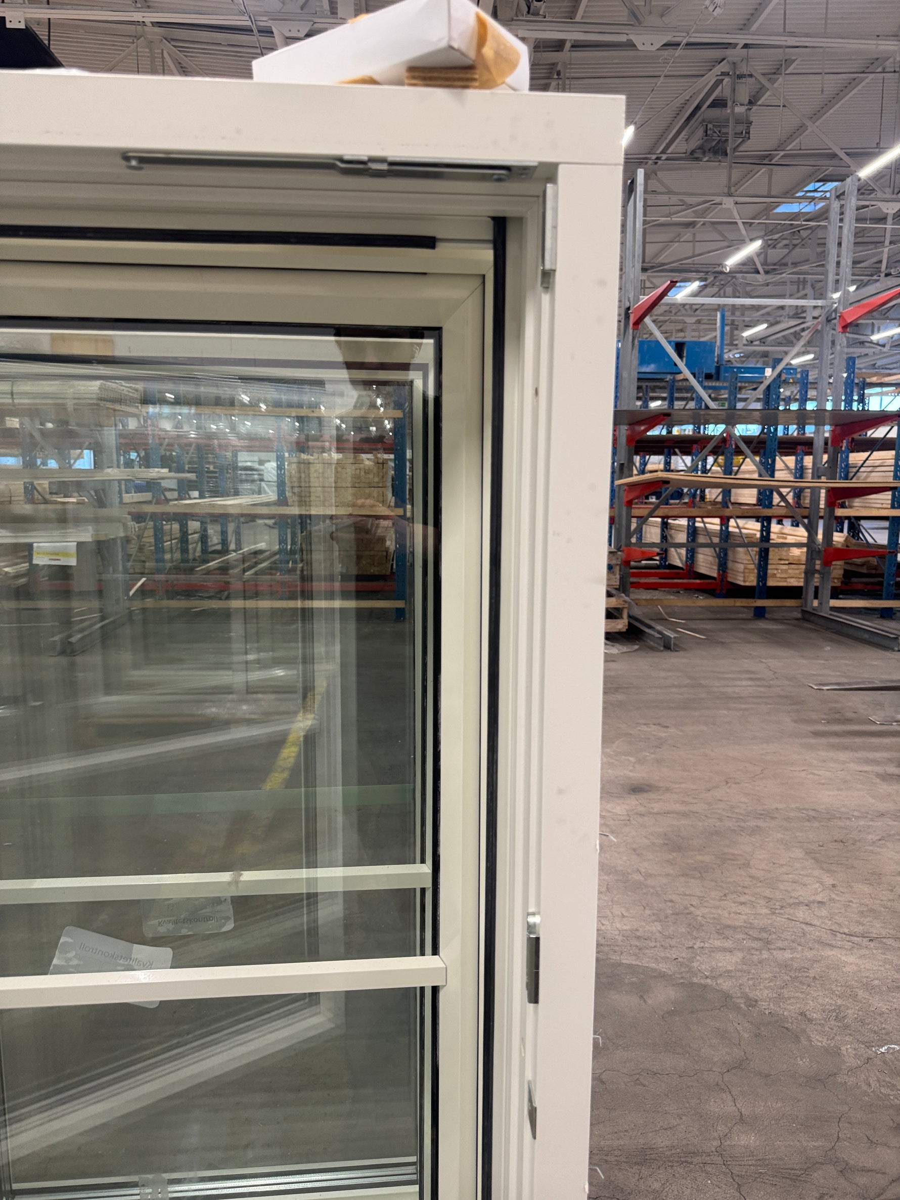 Fönster 158x148 cm – 3-glas, vitt inåtgående